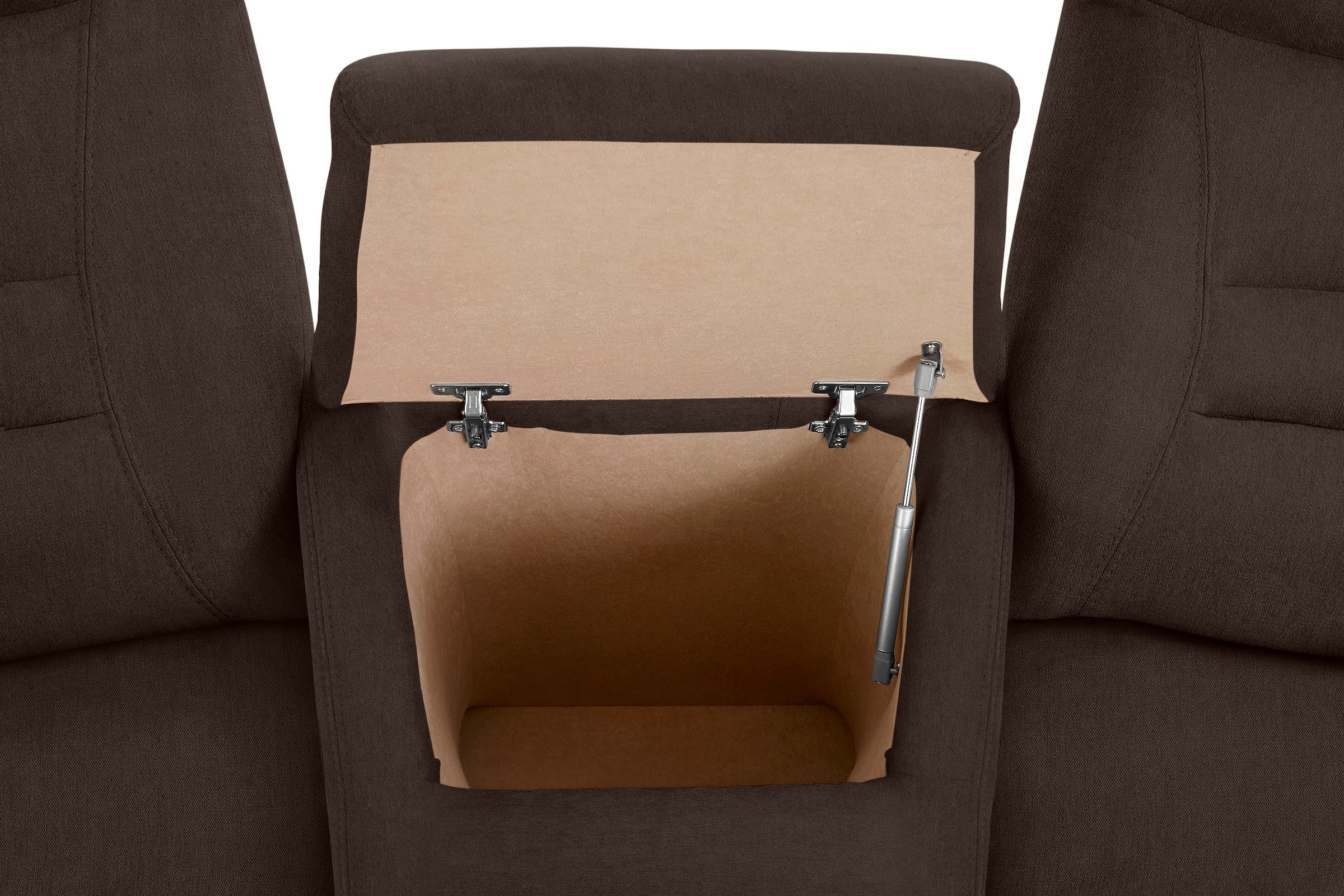 exxpo - sofa fashion 3-places »Ascoli, Kinosofa mit hohem Sitzkomfort, bequeme Armlehnen« inkl. Relaxfunktion, Ablage und Staufach, hohe Rückenlehne