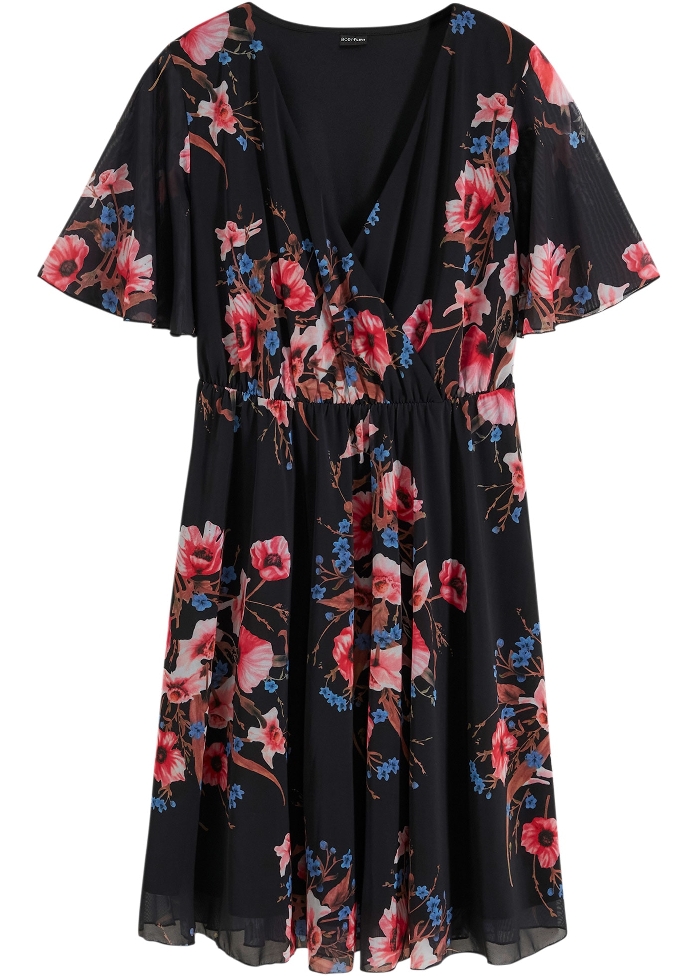 bonprix Mini-robe für den Alltag, aus Polyester und Elasthan, ausgestellte Passform