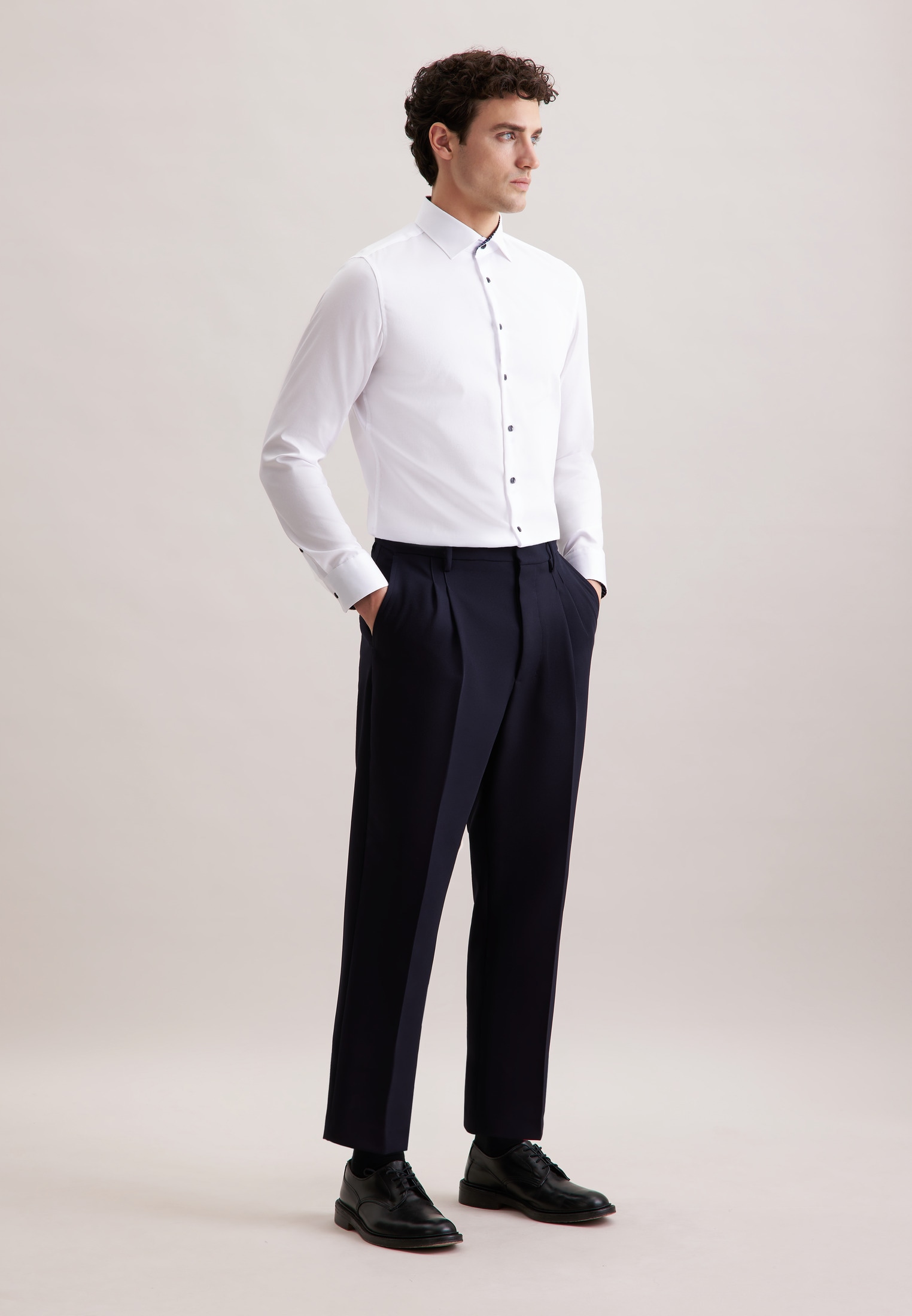 seidensticker Businesshemd »Schwarze Rose«, X-Slim 1/1 Kentkragen Uni
