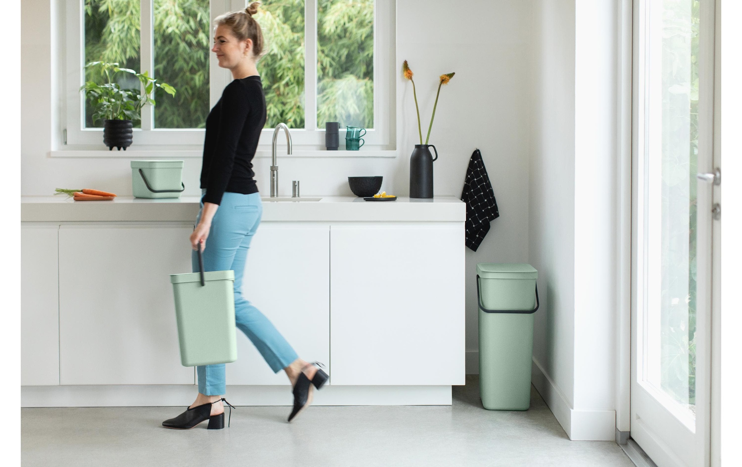 Brabantia Poubelle bio »Sort & Go 6 l« 1 Behälter