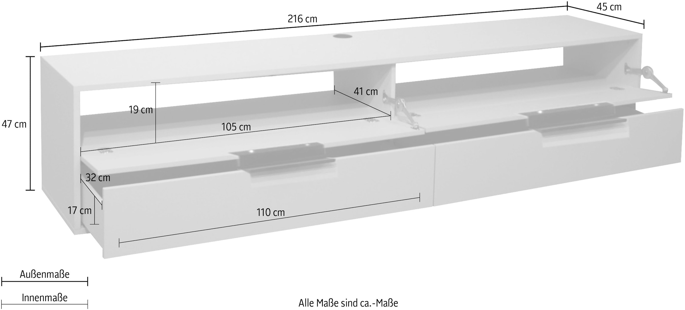 Mäusbacher Table basse »Bonnie TOPSELLER!« OTTOs Choice,  Trendiges Lowboard
