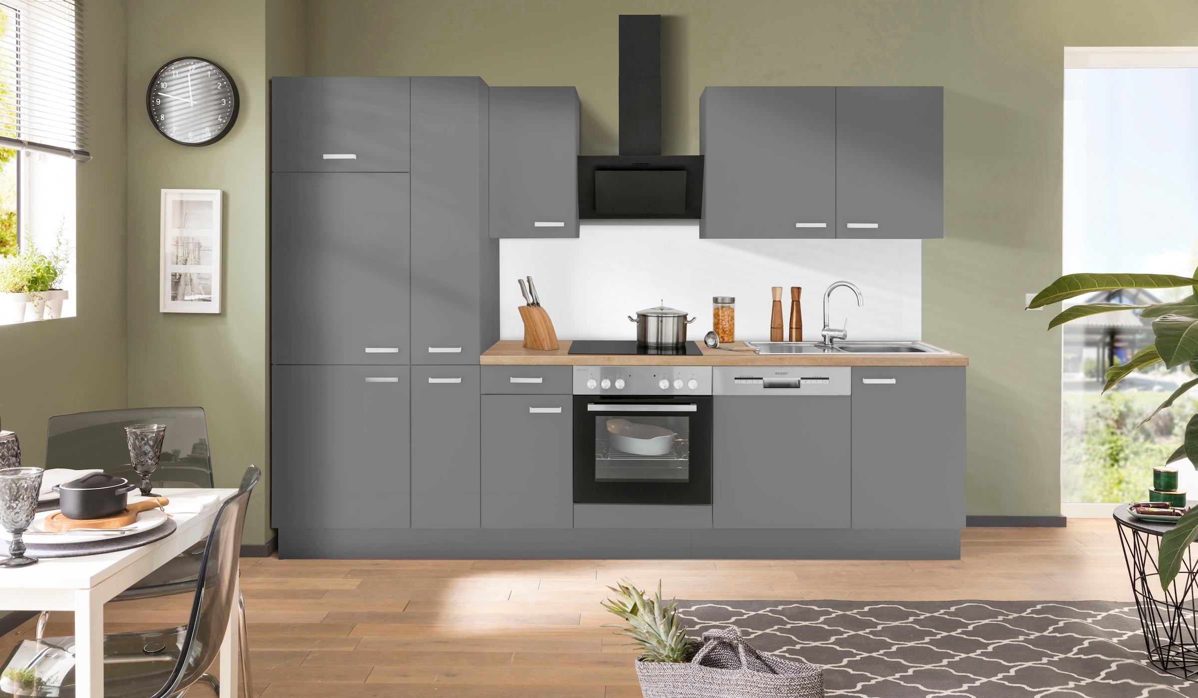 OPTIFIT Kitchenette »Parma« ohne E-Geräte, Breite 300 cm