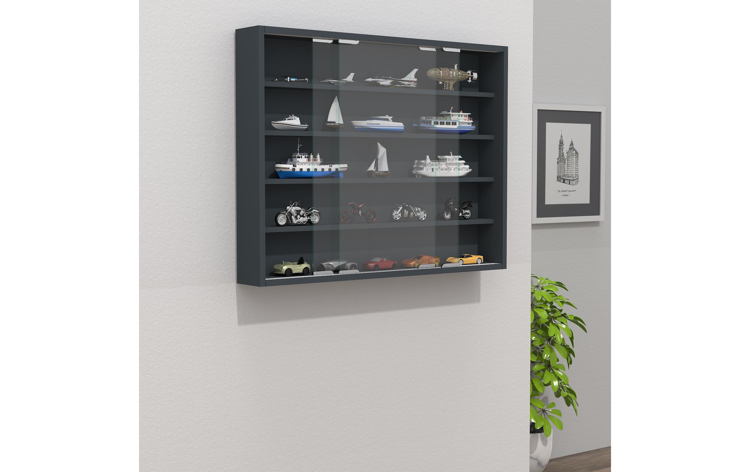 VCM Vitrines »Agisa L 77 x 60 cm«