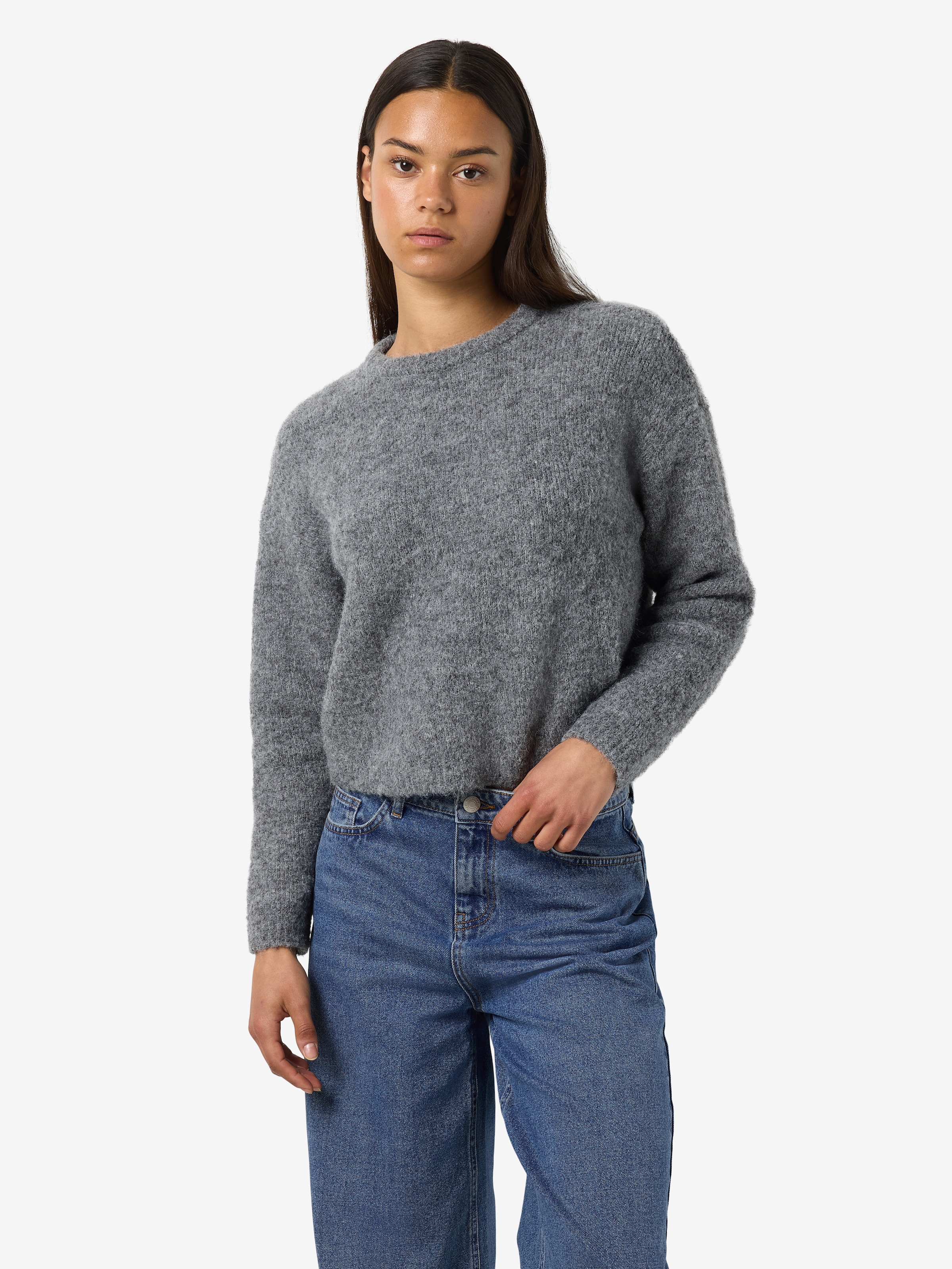 Noisy may Pull à col rond »NMDOLLY L/S O-NECK KNIT FWD NOOS«
