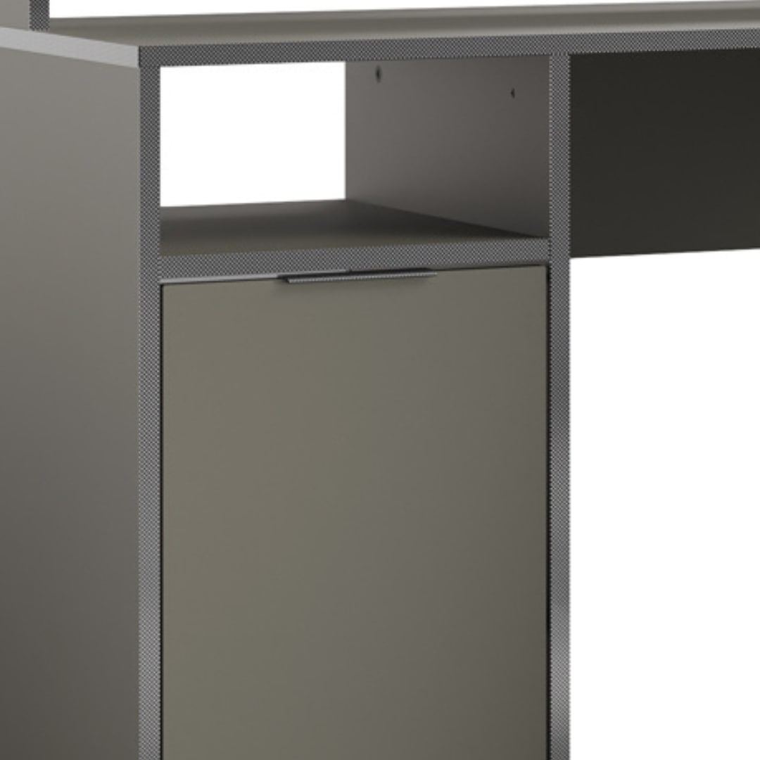 Home affaire Schreibtisch »Orem« Gamingtisch mit Tür und Monitoraufsatz, Breite 125 x 55 cm