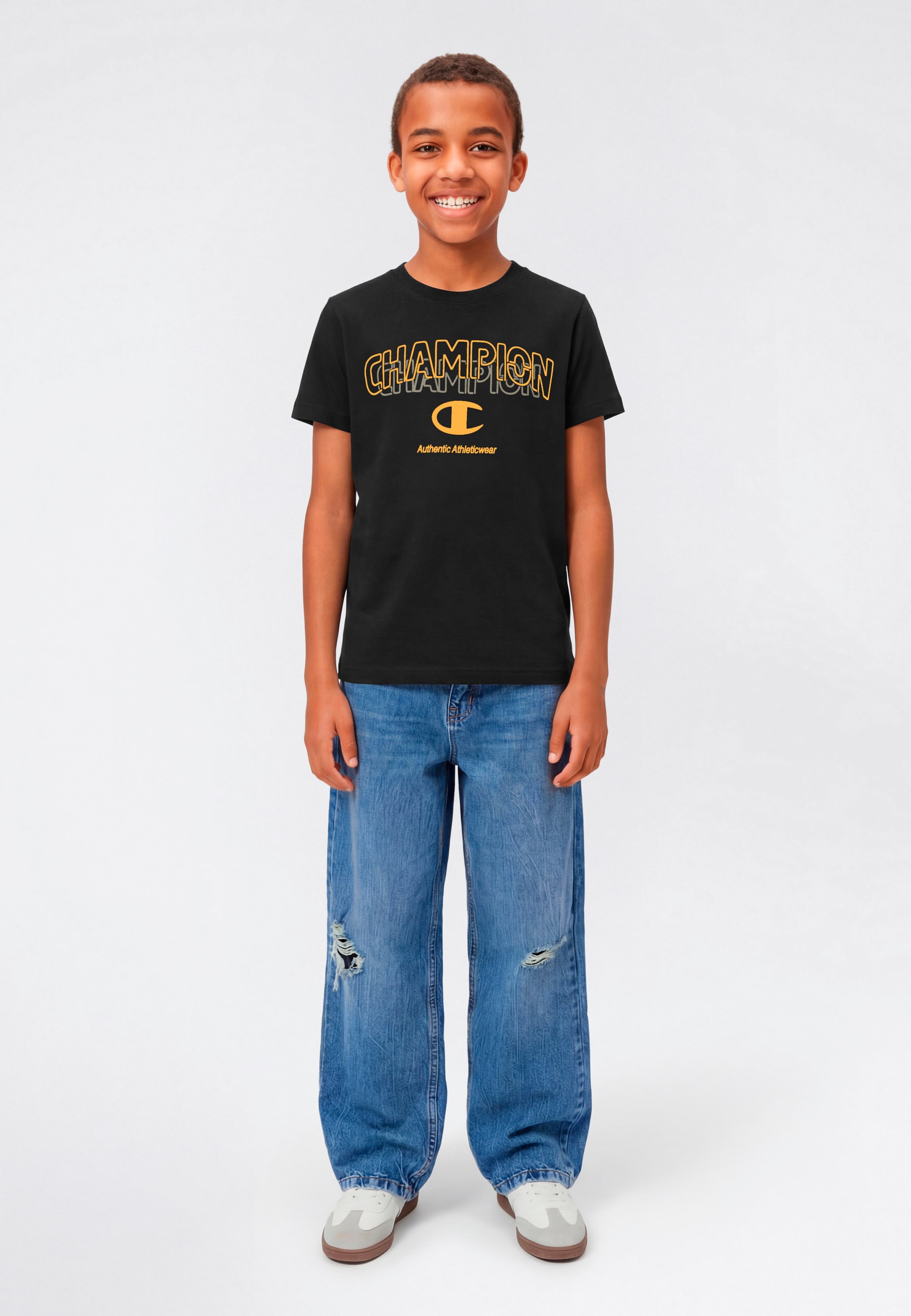 Champion T-Shirt »Graphic T-Shirt« für Kinder, sportlicher Stil, Kurzarm, für sportliche Aktivitäten