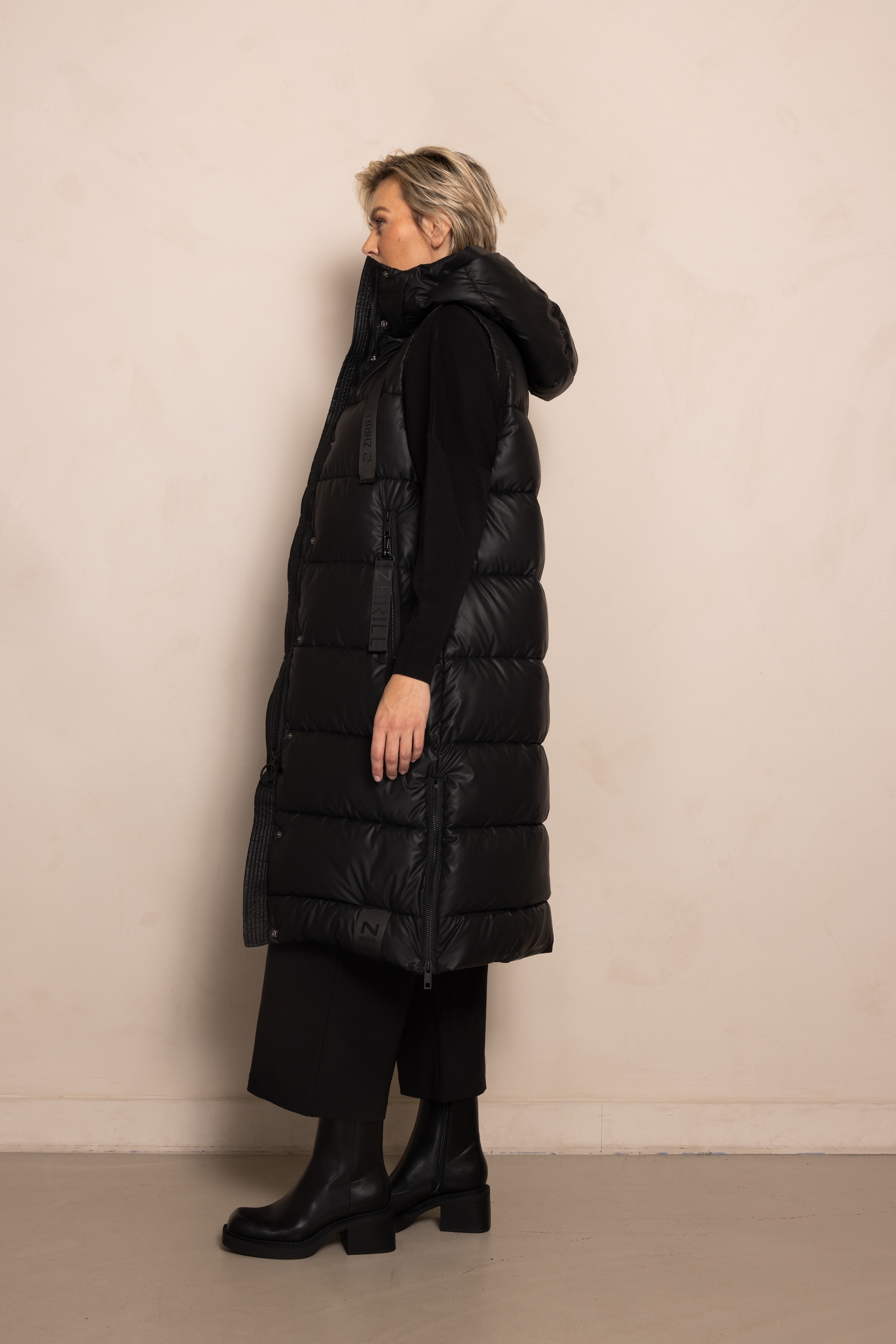 Zhrill Manteau matelassé »2 in 1 Mantel und Weste« Kapuze abnehmbar