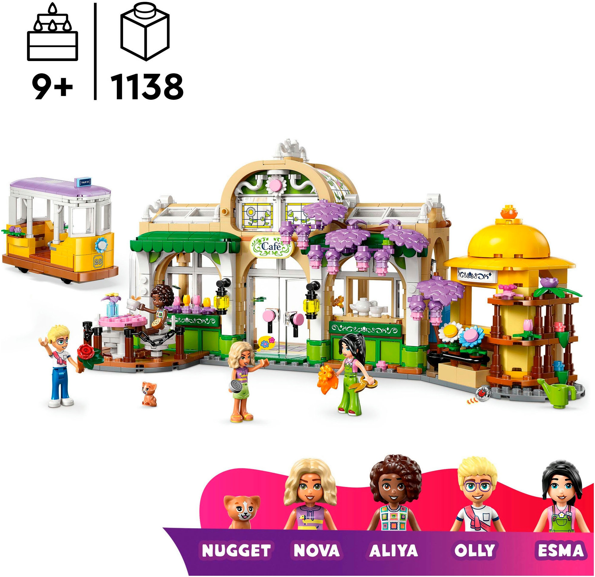 LEGO® Pions de construction »Pflanzencafé und Blumenkiosk (42671), LEGO Friends« Made in Europe