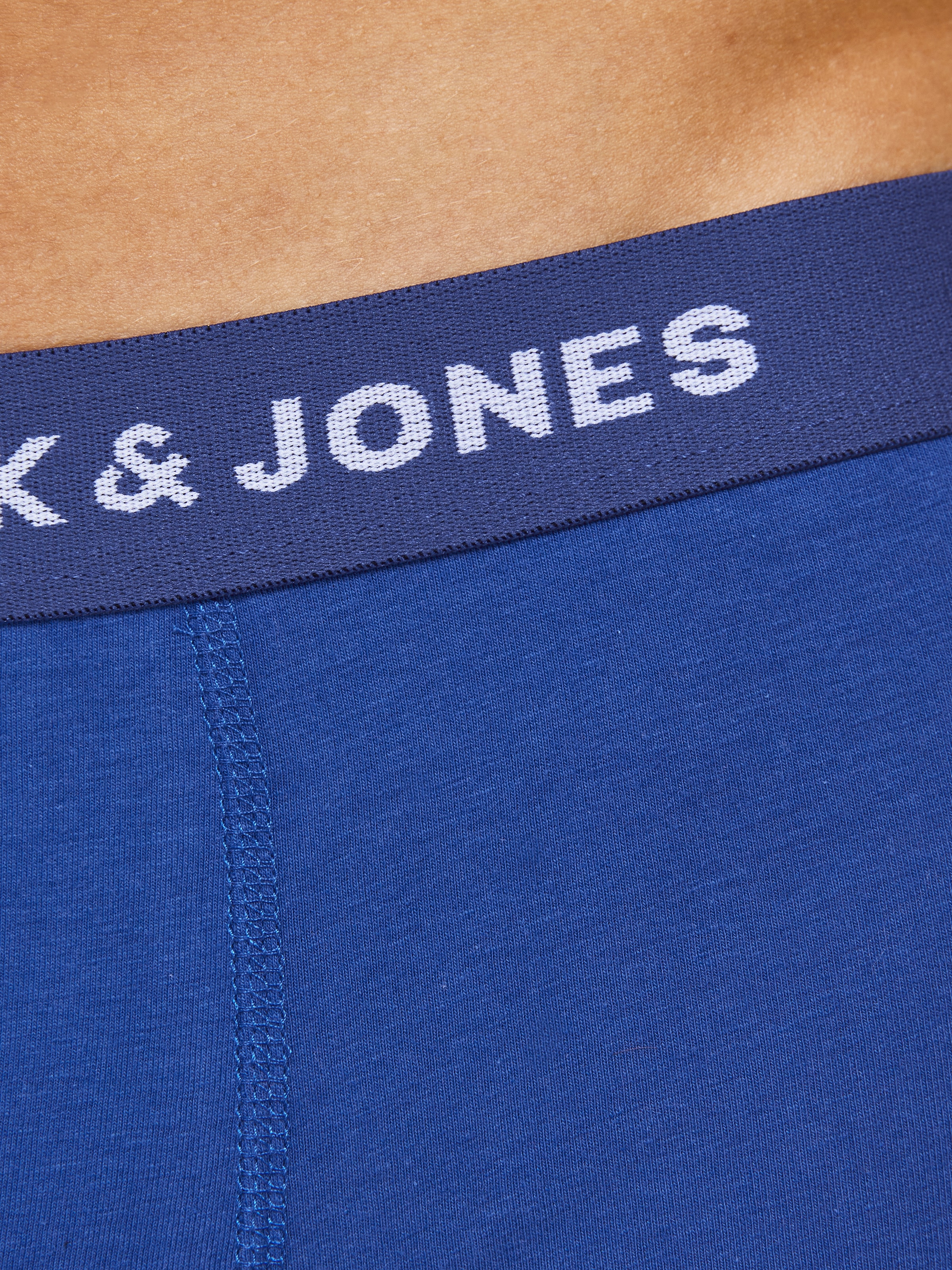 Jack & Jones Tronc »JACBLACK eng anliegend, bequem mit elastischem Bund« Packung, 5 cuis unifarben & meliert, Baumwollmischung, elastisches Bündchen