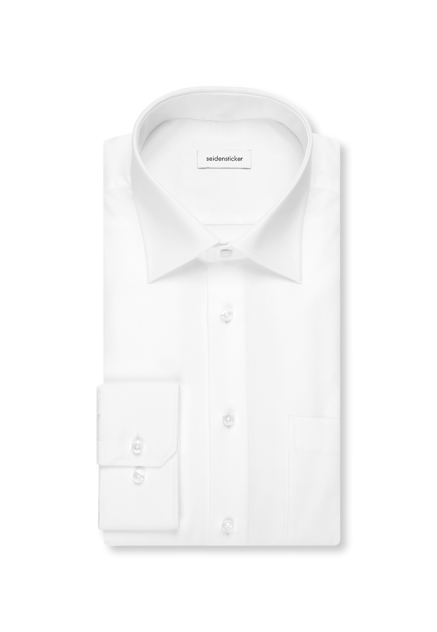 seidensticker Chemise d'affaires »Schwarze Rose« Regular 1/1 Kentkragen Uni