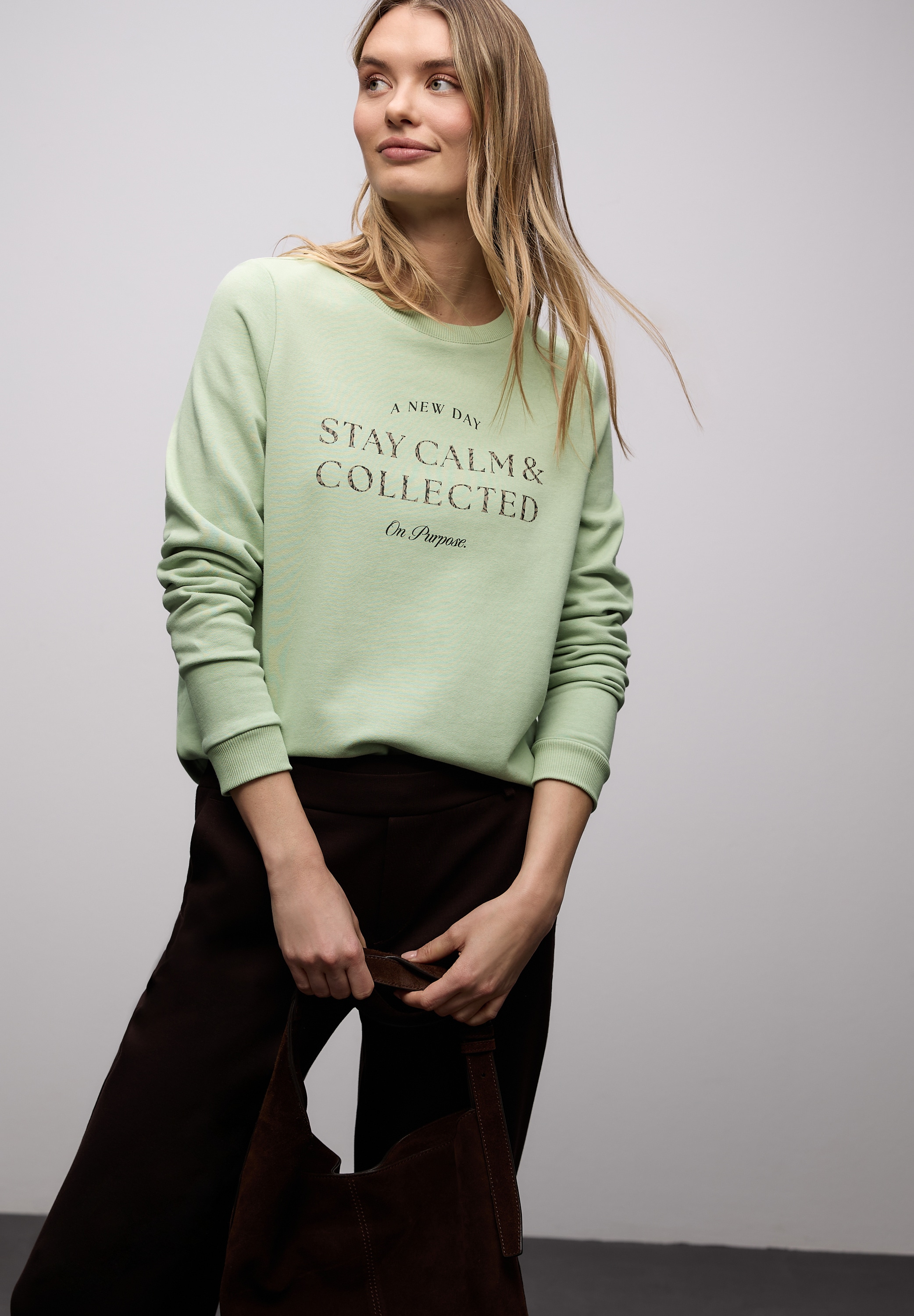 STREET ONE Sweatshirt , mit Schriftzug
