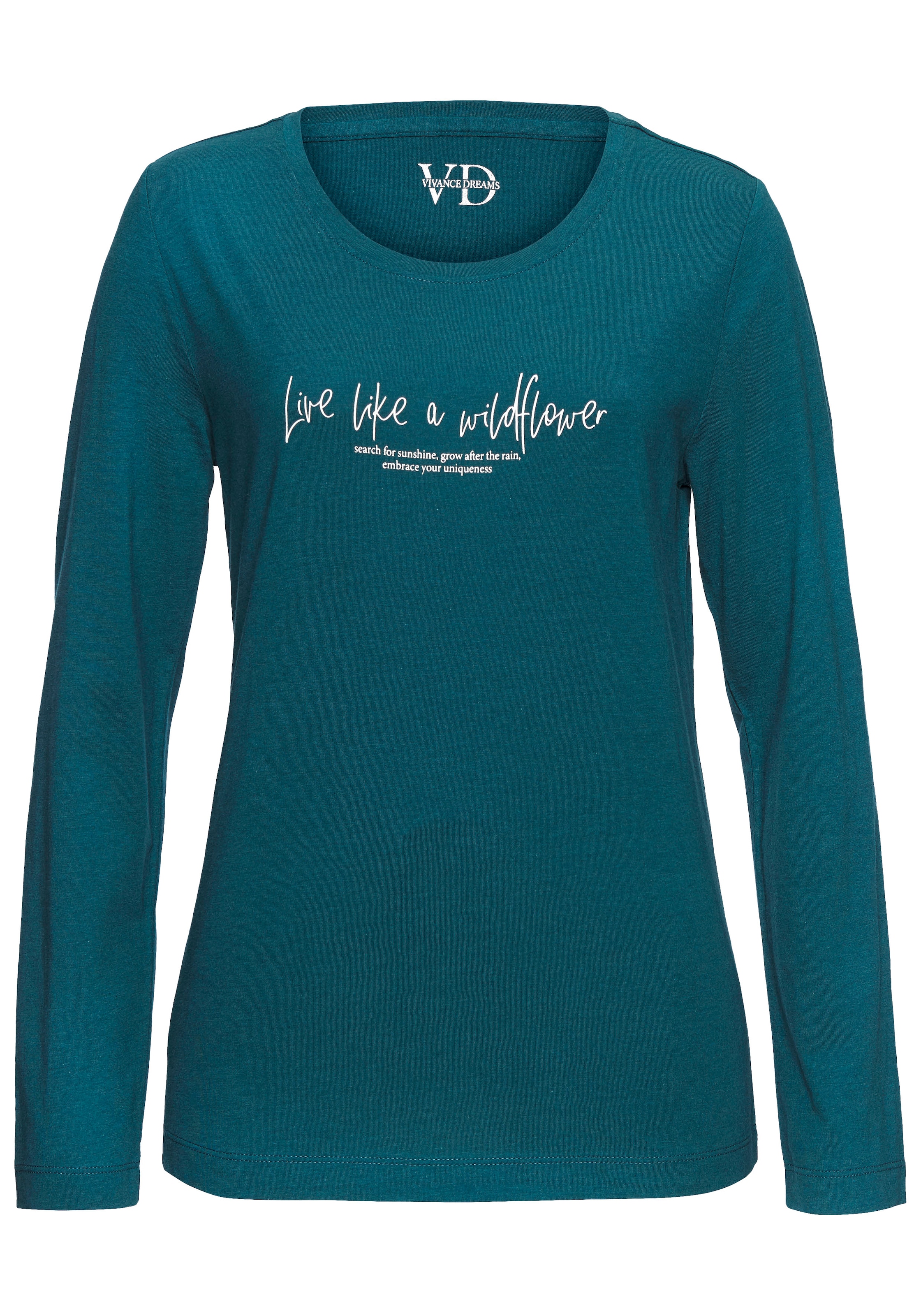 Vivance Dreams Pyjama 2 Stk. tlg., Mit schönem Muster