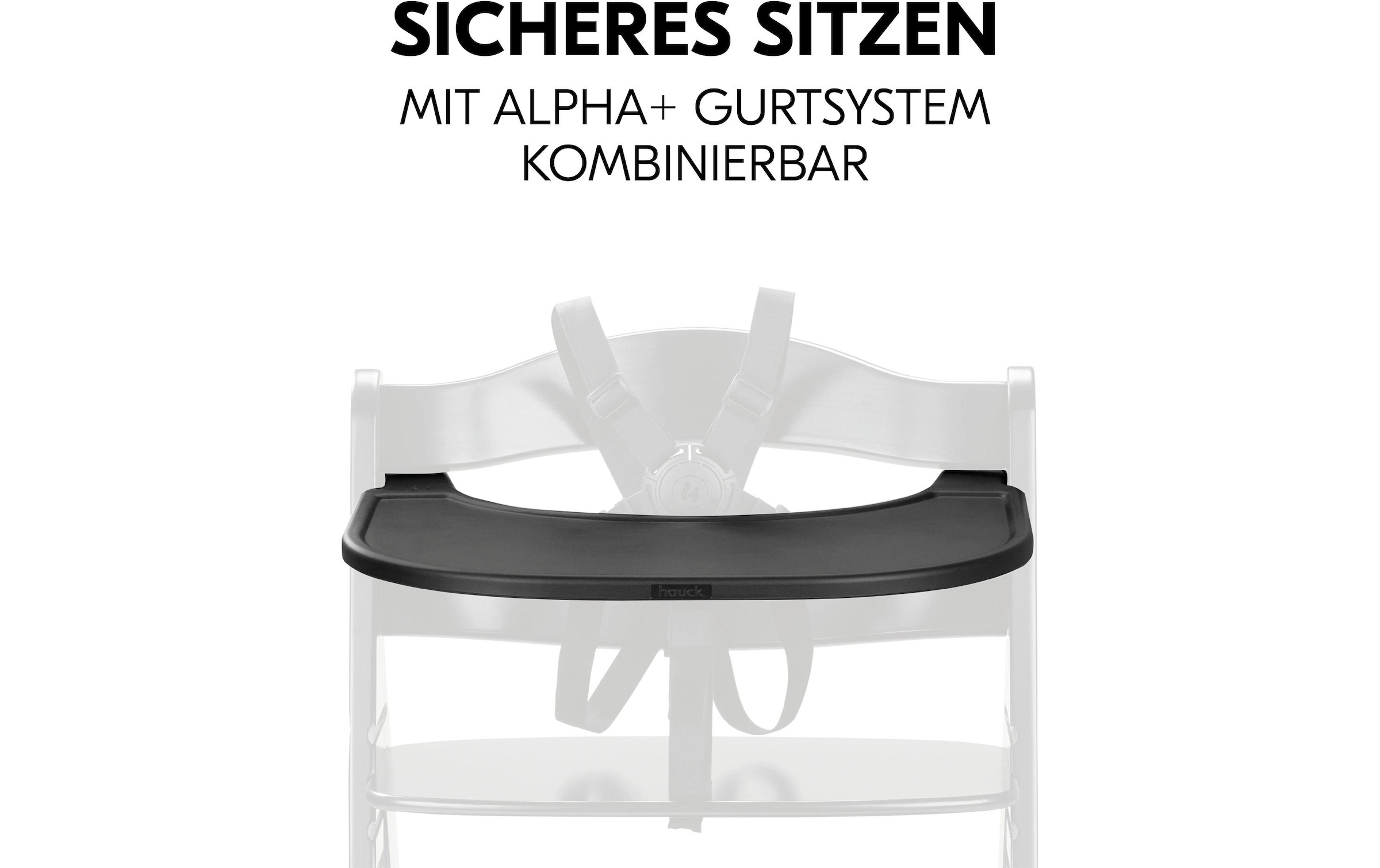 Hauck Hochstuhltablett »Essbrett Alpha Click Speckle«