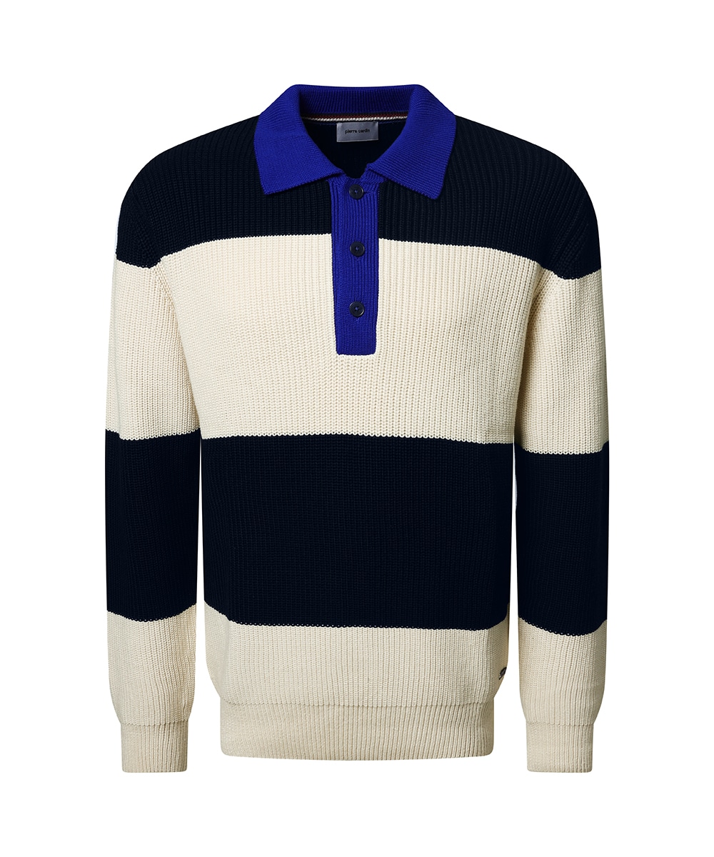 Pierre Cardin Strickpullover mit Polokragen