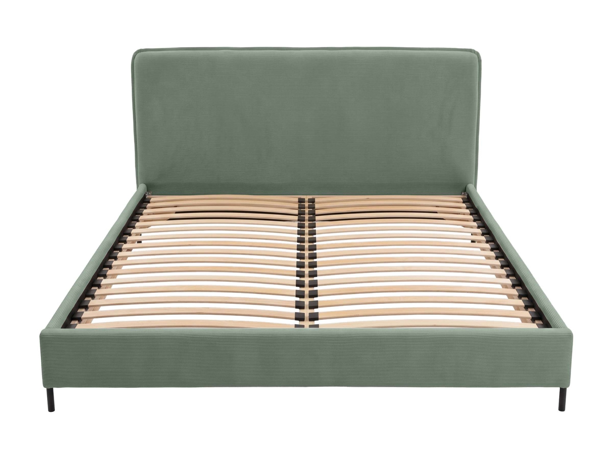 Home affaire Polsterbett »LAVOISIER Bettgestell mit Lattenrost, Breite 140/160/180/200 cm, Cord« Rahmenbett mit Kopfteil, ohne Matratze und Topper
