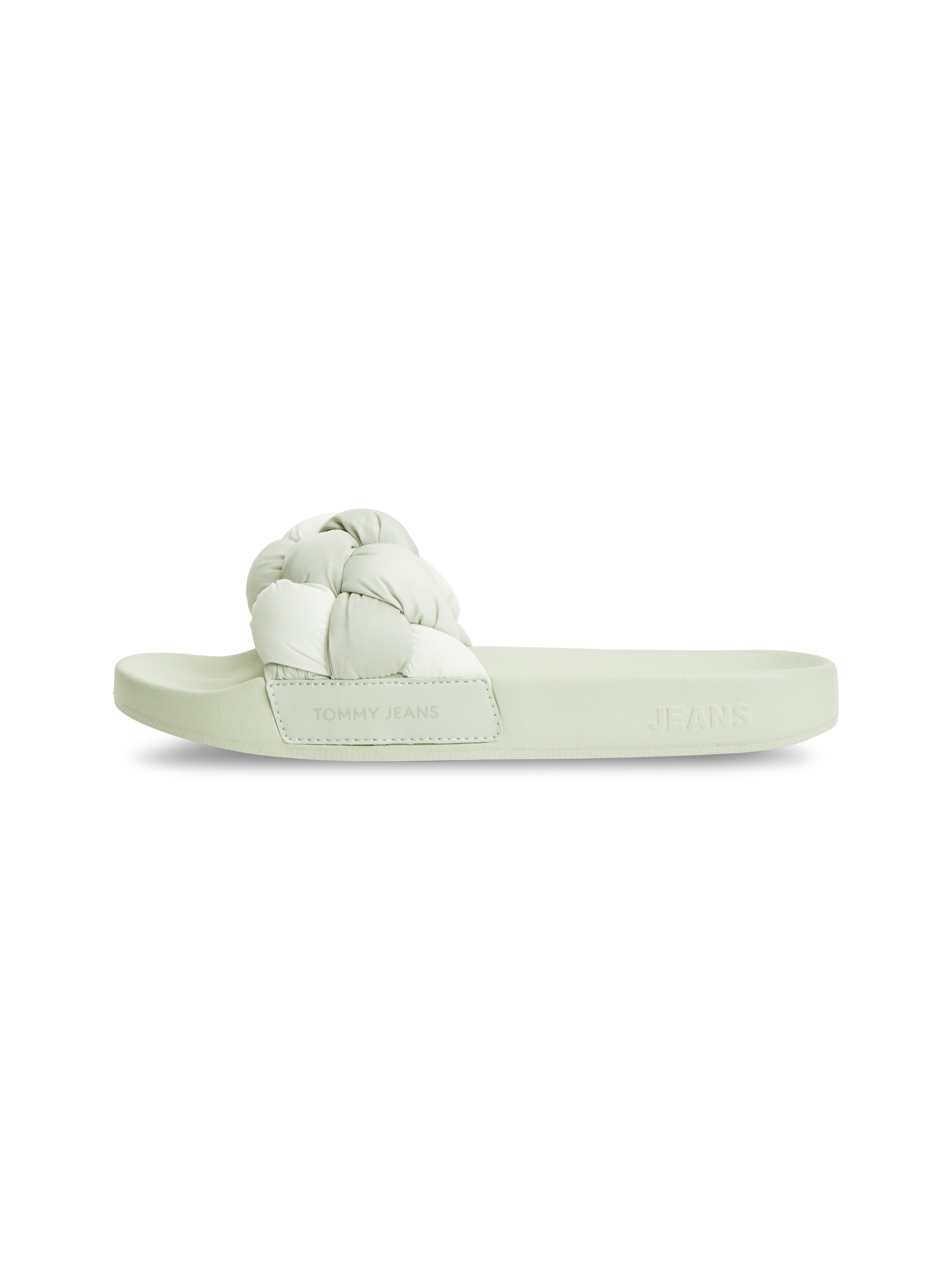 Tommy Jeans Pantolette »TJW BRAIDED SLIDES«  Sommerschuh, Schlupfschuh, Strandschuh mit geflochtener Bandage