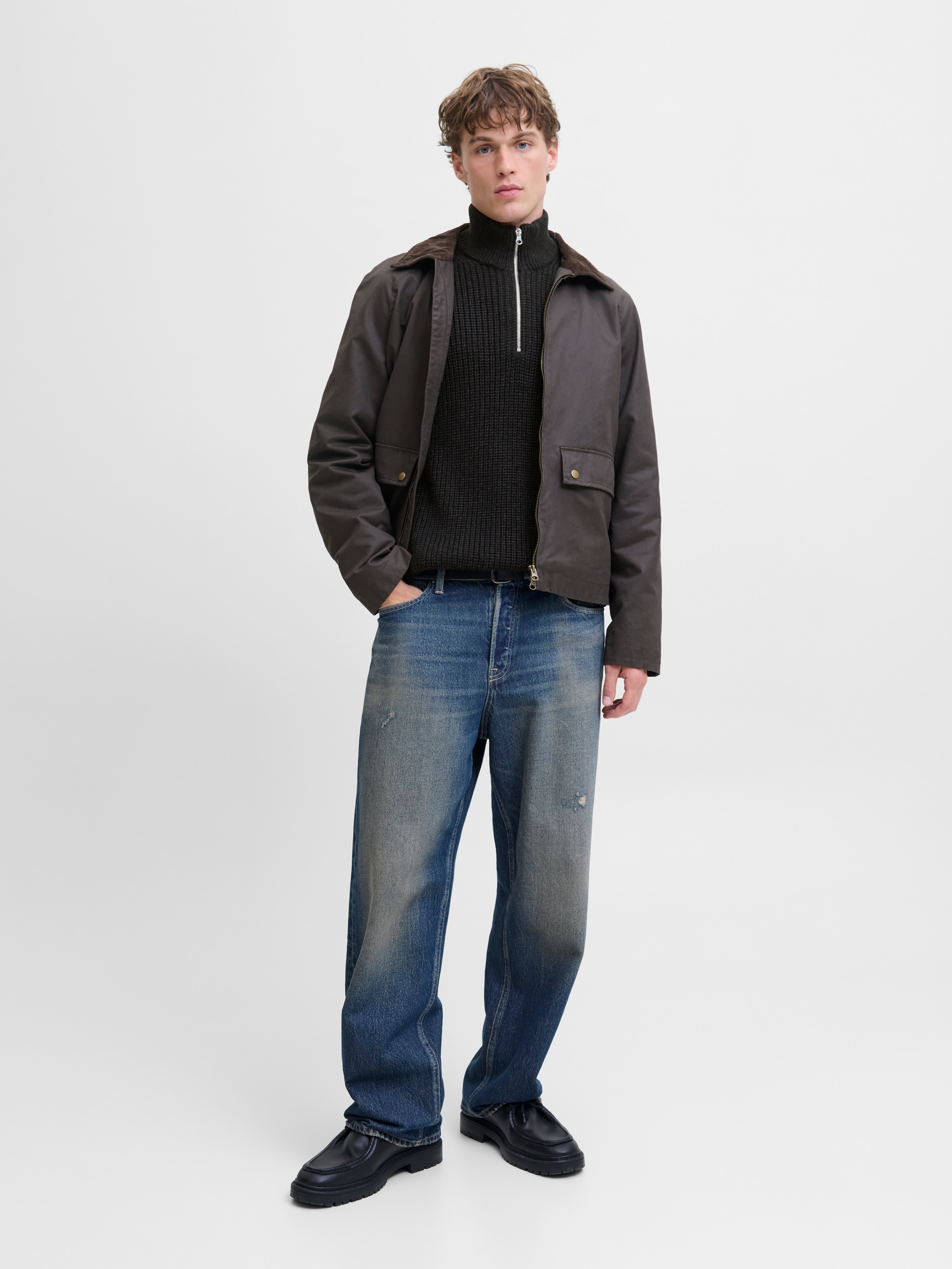 Jack & Jones Troyer »JORBLEECKER KNIT HALF ZIP BF«