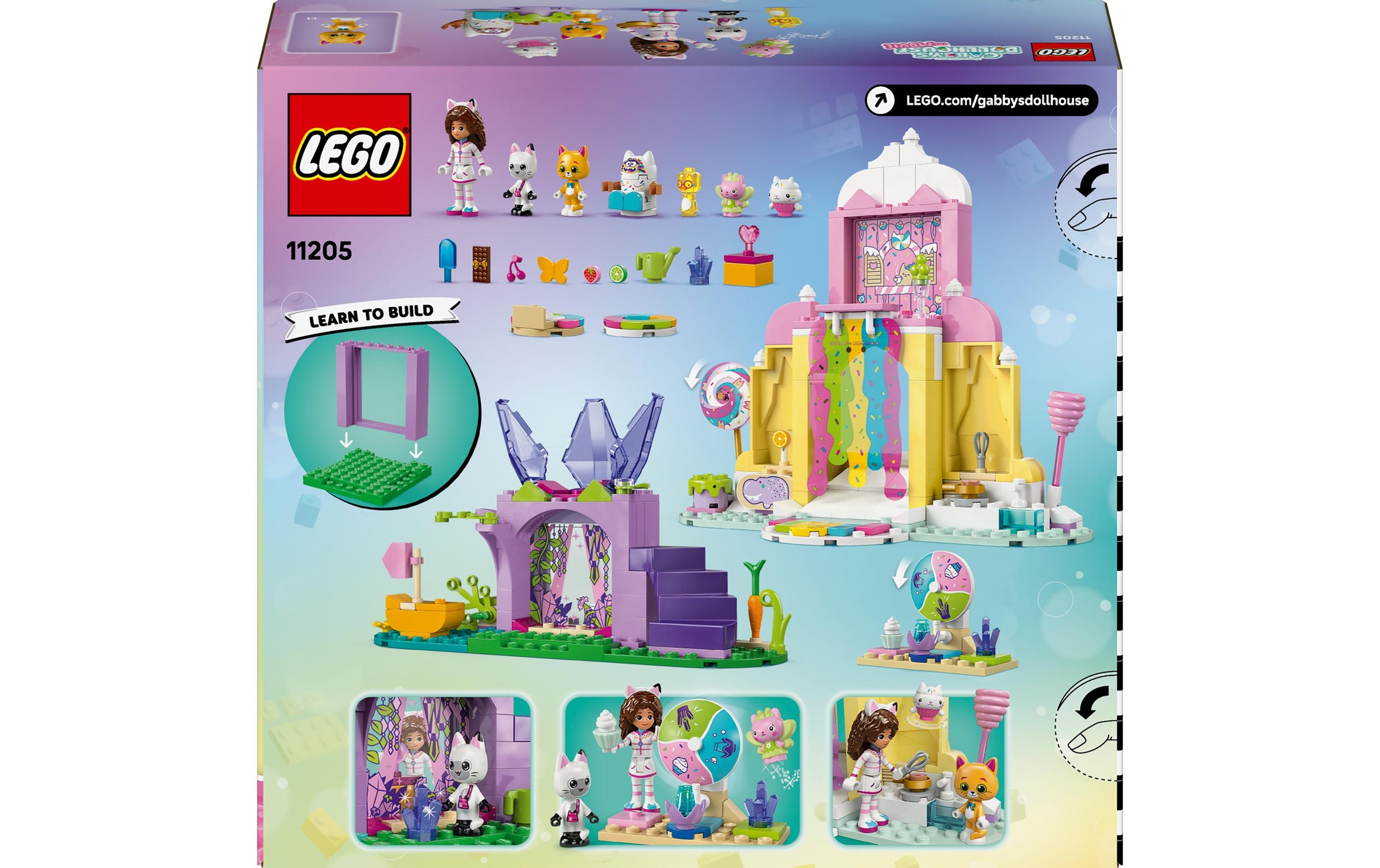 LEGO® Spielbausteine »LEGO® Gabby's Dollhouse Zuckerguss-Gebirge 11205«