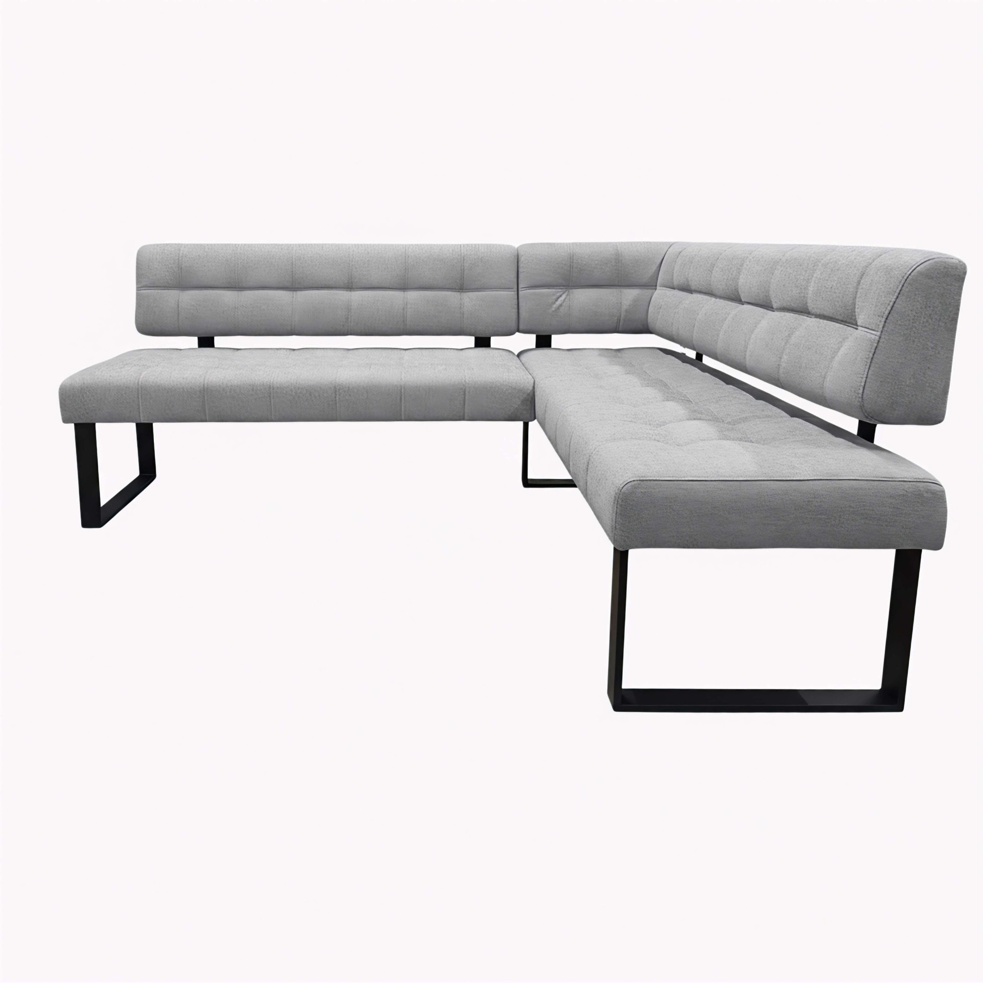 Home affaire Ensemble de bancs d'angle »Mia Essecke, Sitzgruppe, Eckbankgruppe, Küchenbankgruppe« Set, 4er, 4 tlg. Eckbank mit Wellenfederung; Tisch in Eiche massiv