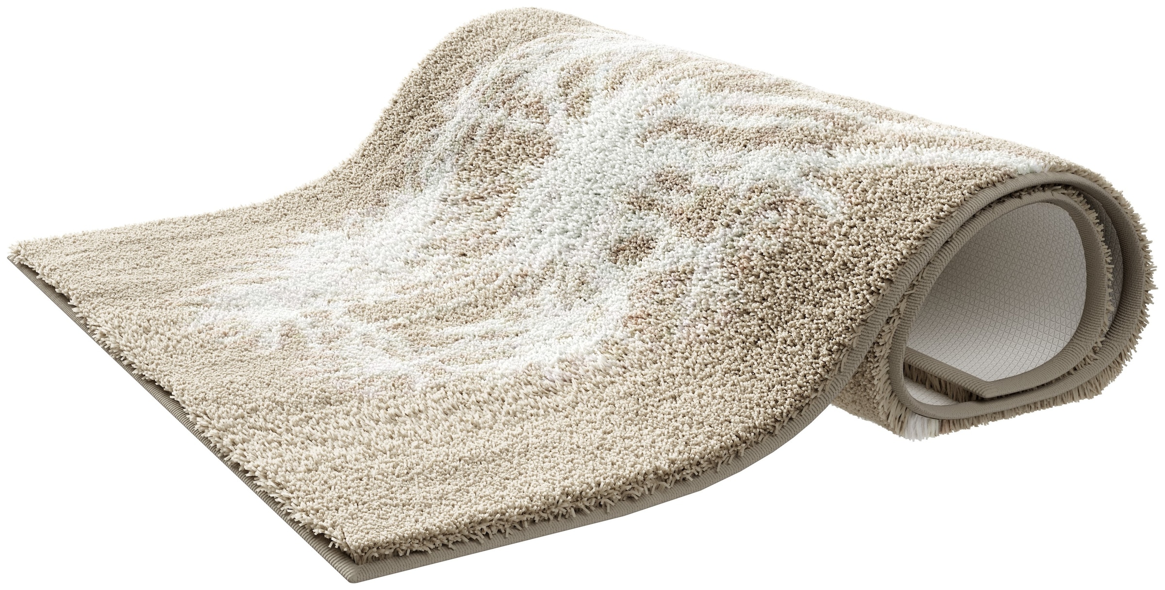 Grund Tapis de bain »Pusteblume, Badvorleger, Badezimmer Teppich, sehr weich« Höhe 20 mm weiche Haptik, auch als 2-teiliges Set erhältlich, Made in Europe