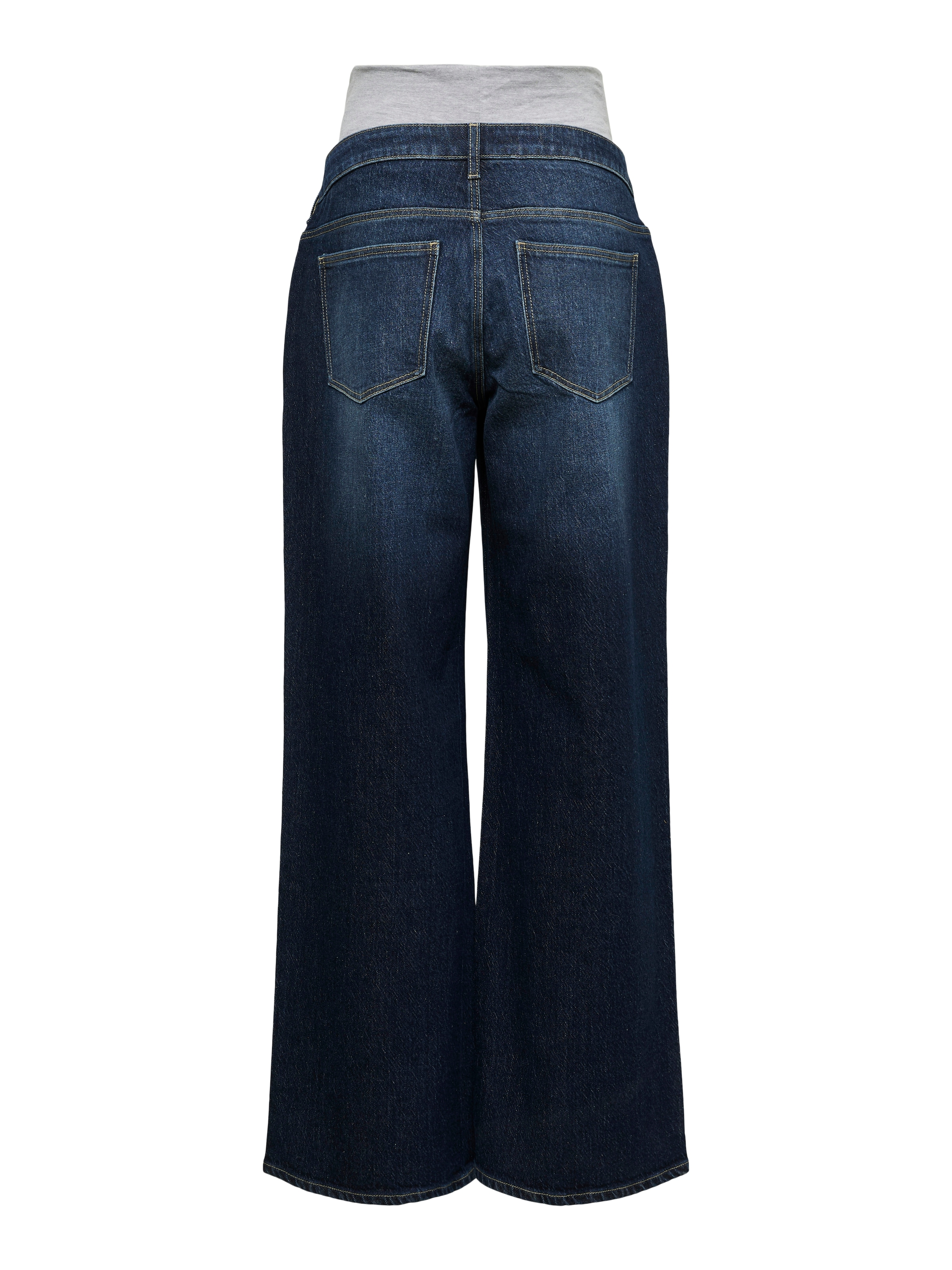 Mamalicious Jeans Relax-fit »MLMALAGA WIDELEG JEANS NOOS« mélange de coton, coupe large