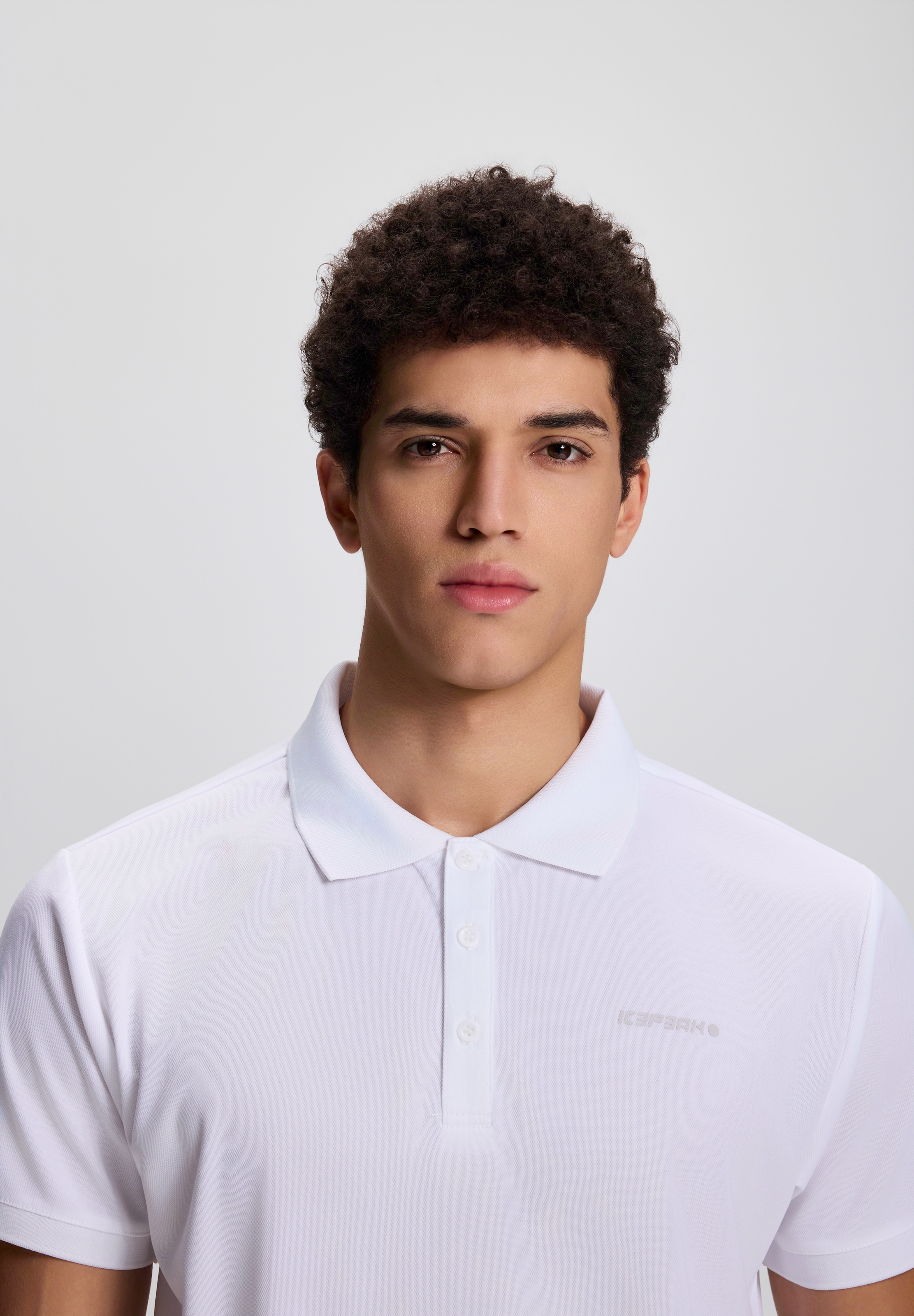 Icepeak Poloshirt »H POLOSHIRT BELLMONT« Kurzarm-Ausführung, mit Polokragen und Knopfleiste, unifarben
