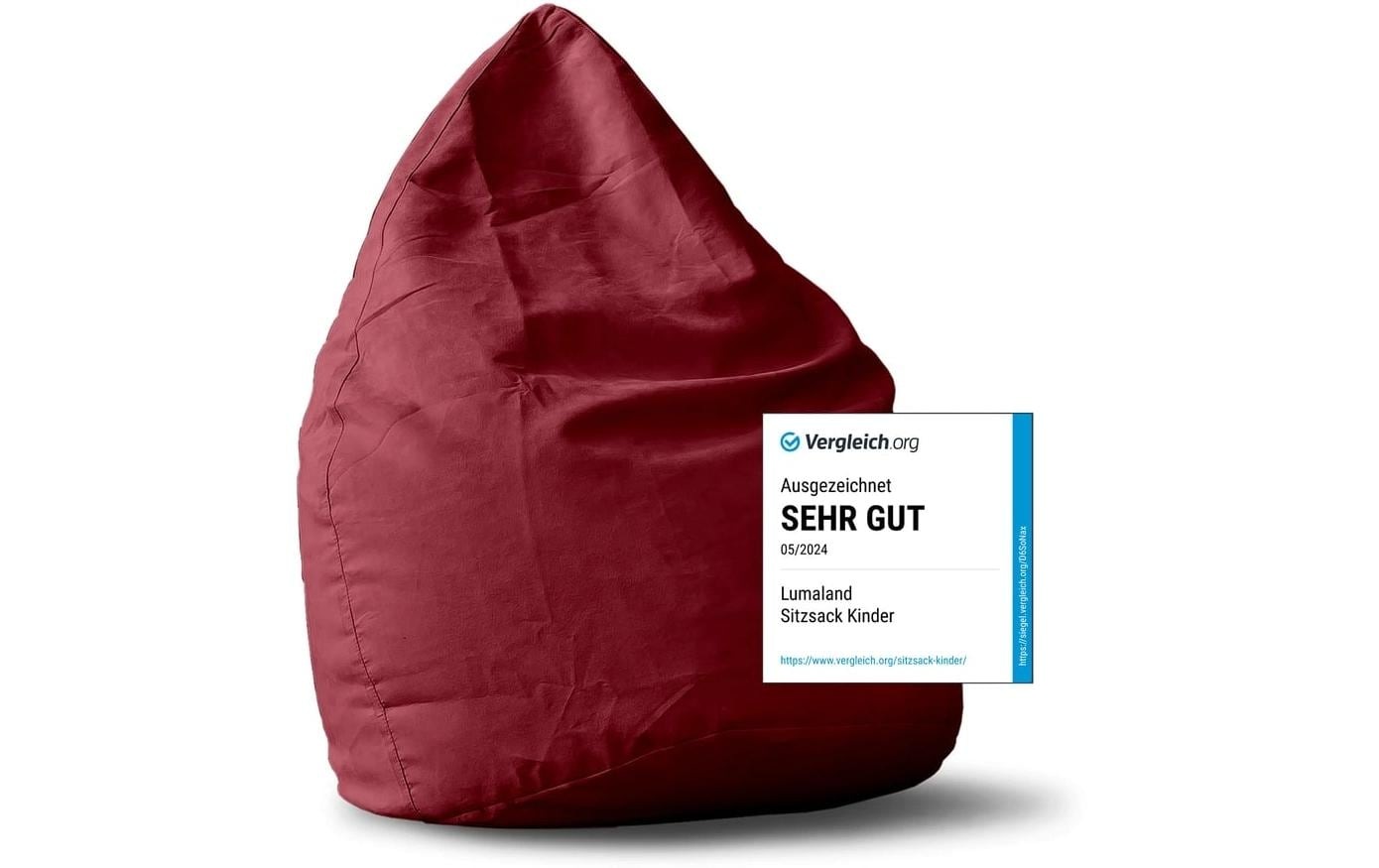 Lumaland Pouf »Lumaland Sitzsack In-& Outdoor 120 l «