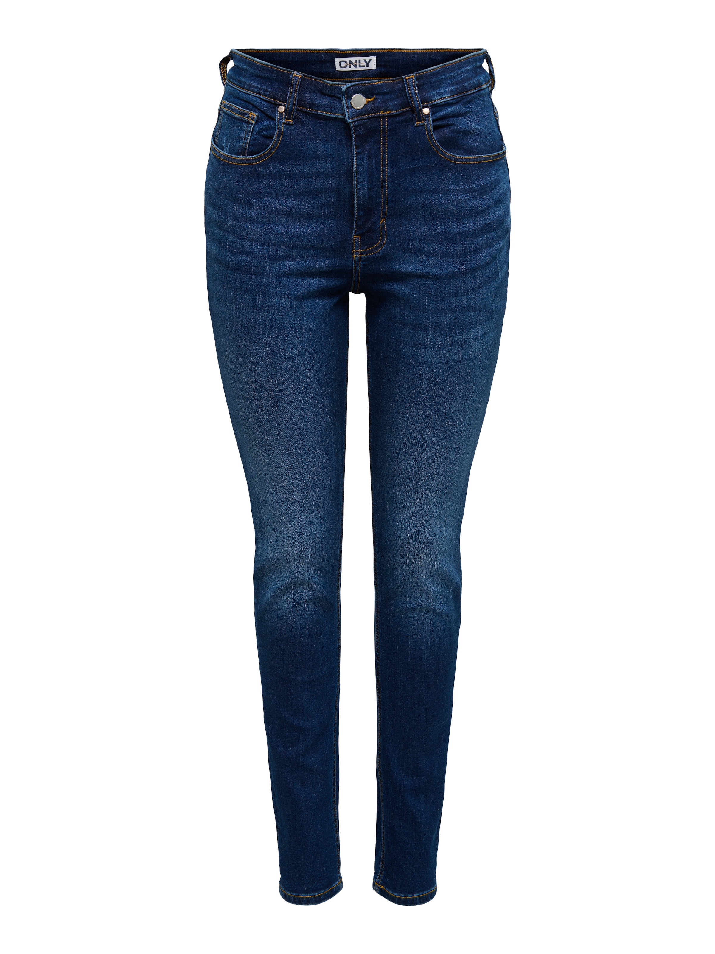 ONLY Jeans skinny »ONLAYA MIID WAIST SKINNY DNM BOX« mélange de coton, coupe skinny