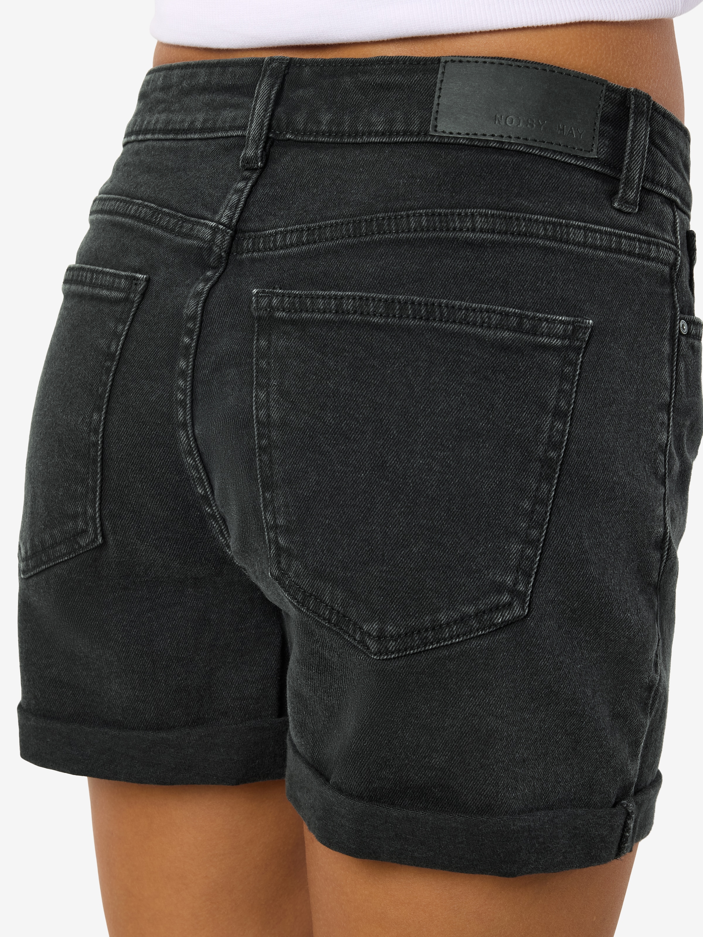 Noisy may Jeansshorts »NMMONI HW DNM SHORTS AZ360BL NOOS«

