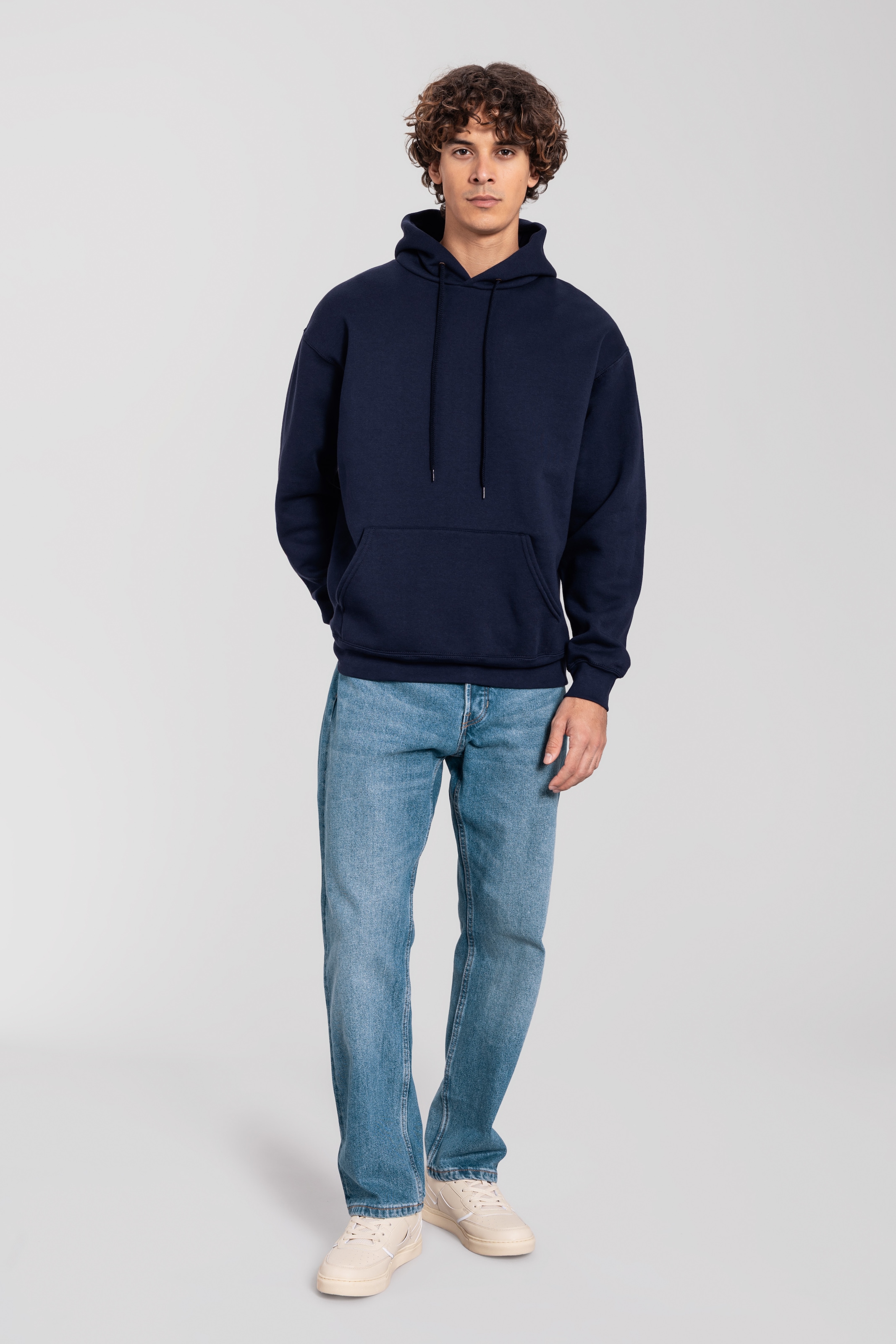 Fruit of the Loom Sweat à capuche »Iconic Premium Hoodie«, avec poche kangourou, chiné, style décontracté
