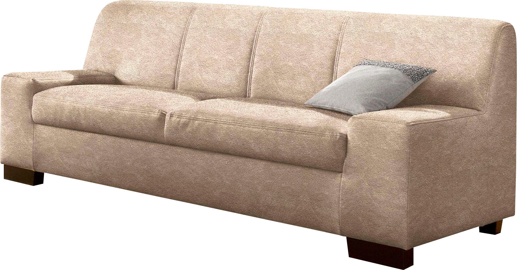 DOMO collection 3-places »Norma zeitlos, kubisch und elegant, komfortabel, flache Armlehnen«