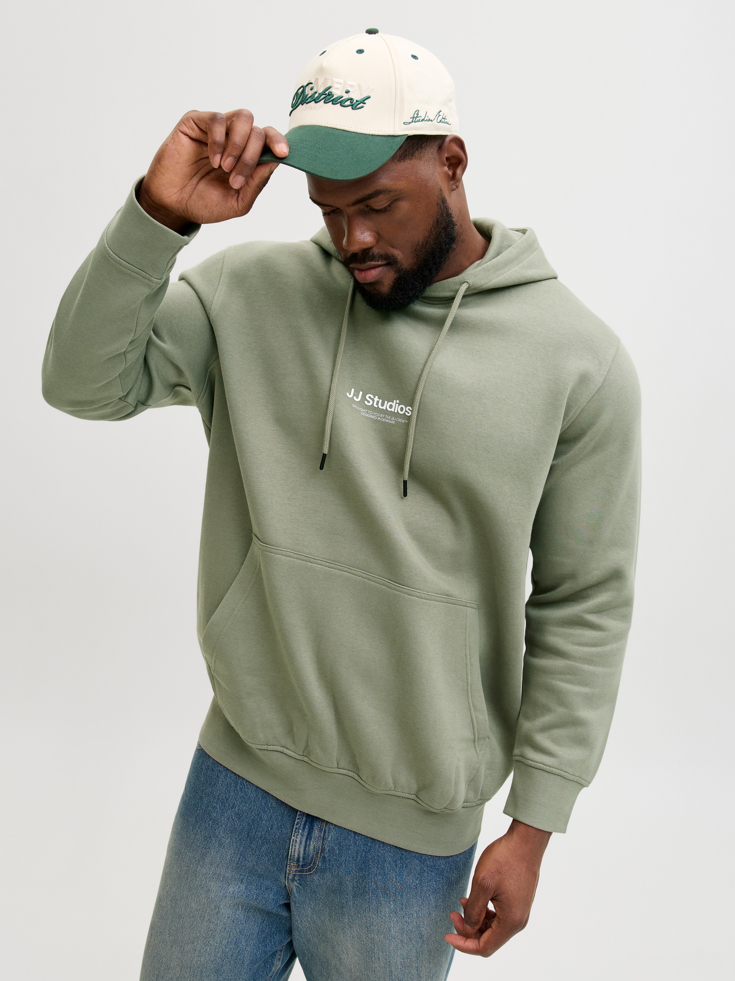 Jack & Jones PlusSize Sweat à capuche »JJESOHO SWEAT HOOD NOOS PLS«, mit Logobranding
