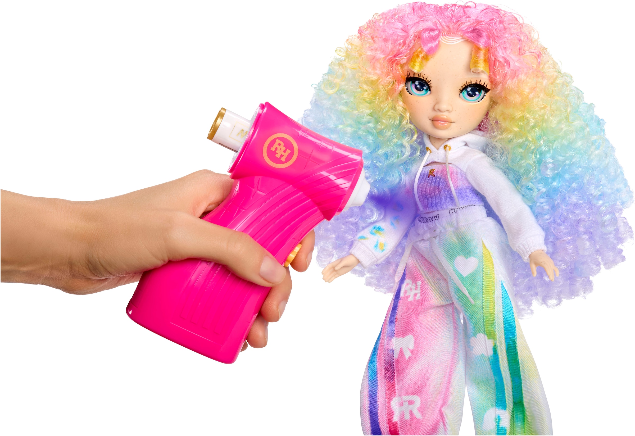 RAINBOW HIGH Anziehpuppe »Air Brush & Create Fashion Dolls -Green Eyes«