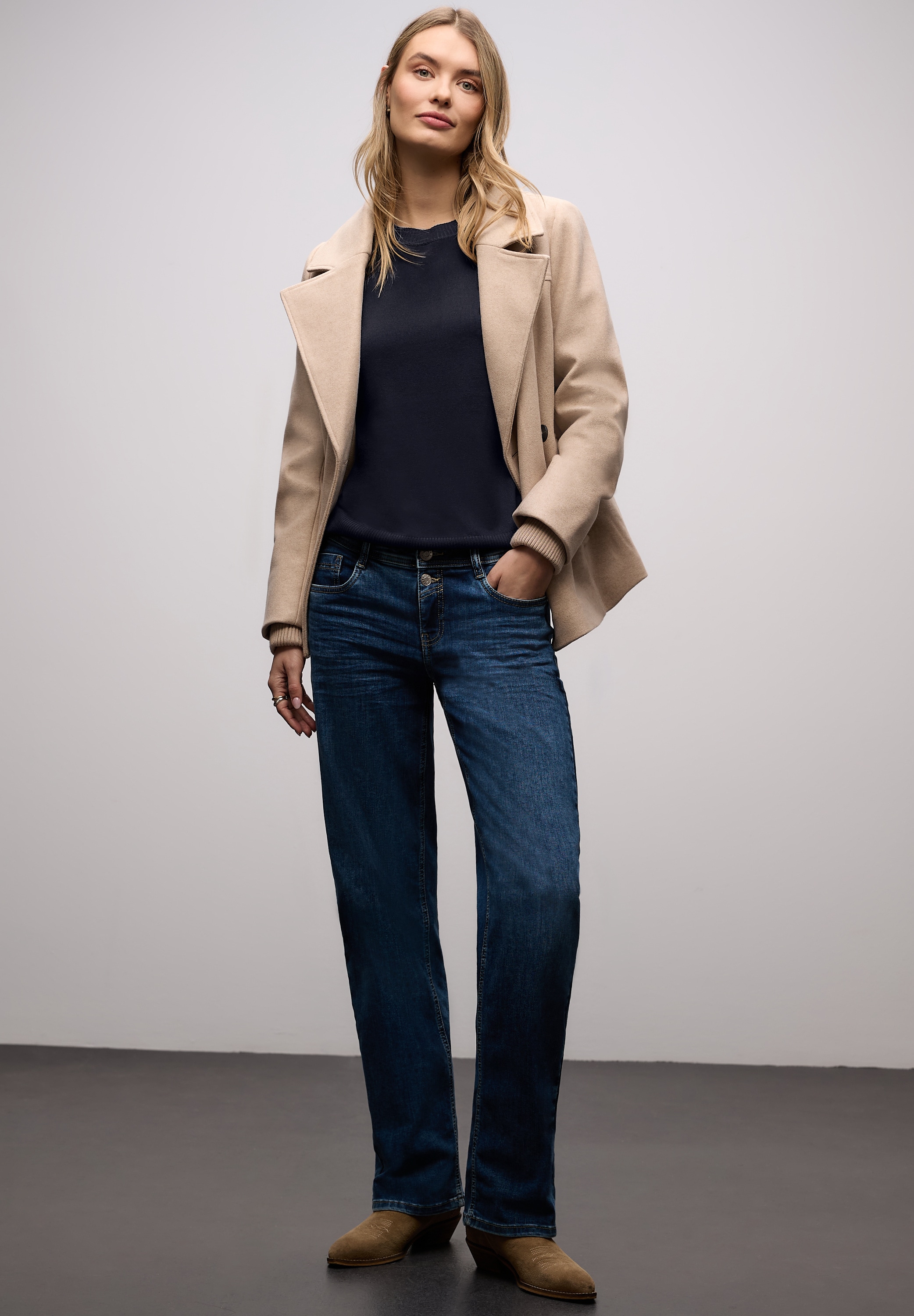 STREET ONE Pull en tricot aus Viskosemix