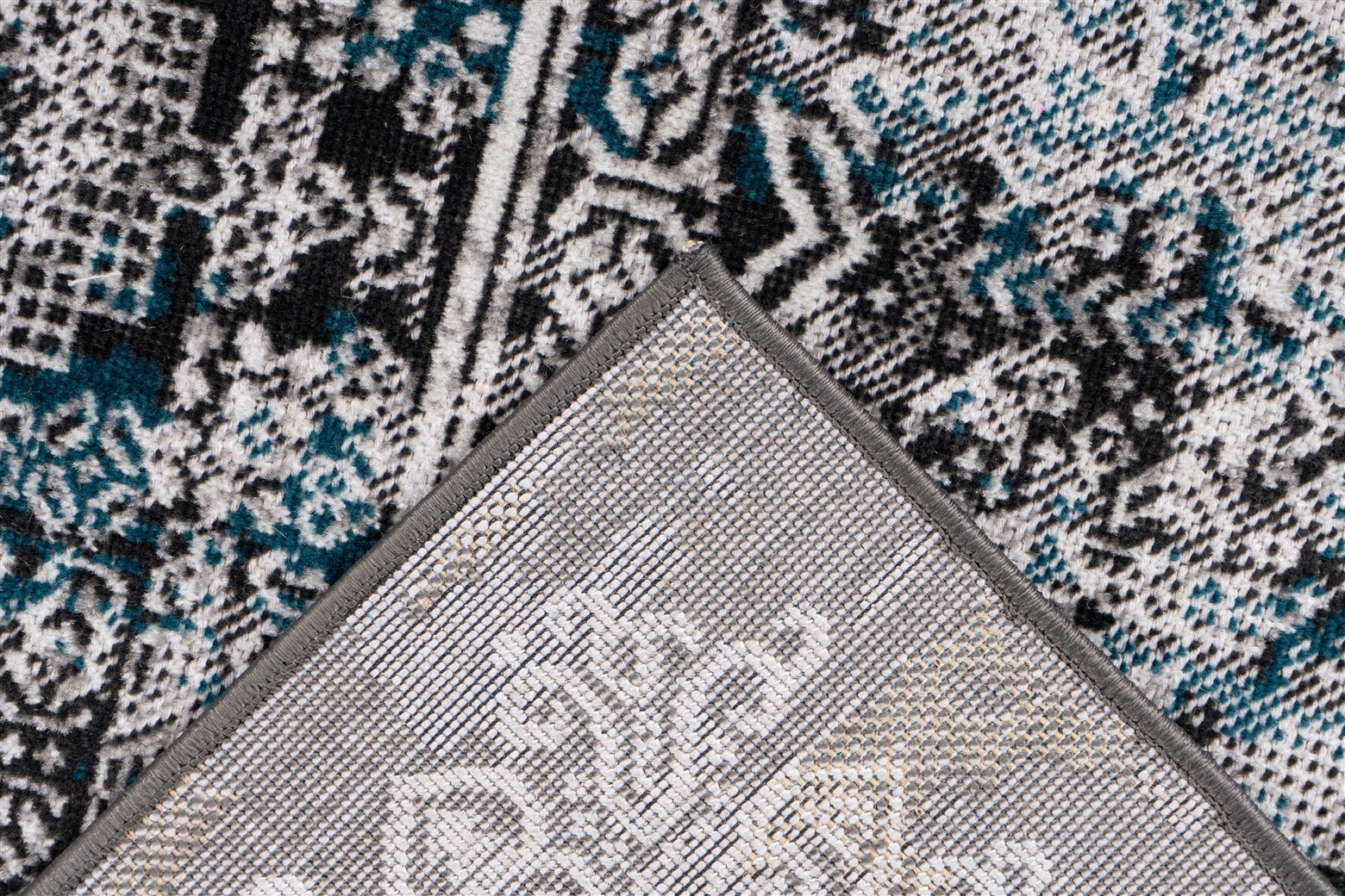 me gusta Teppich »Ariya 525« rechteckig 6 mm Höhe Flachflor, gekettelt, Wohnzimmer