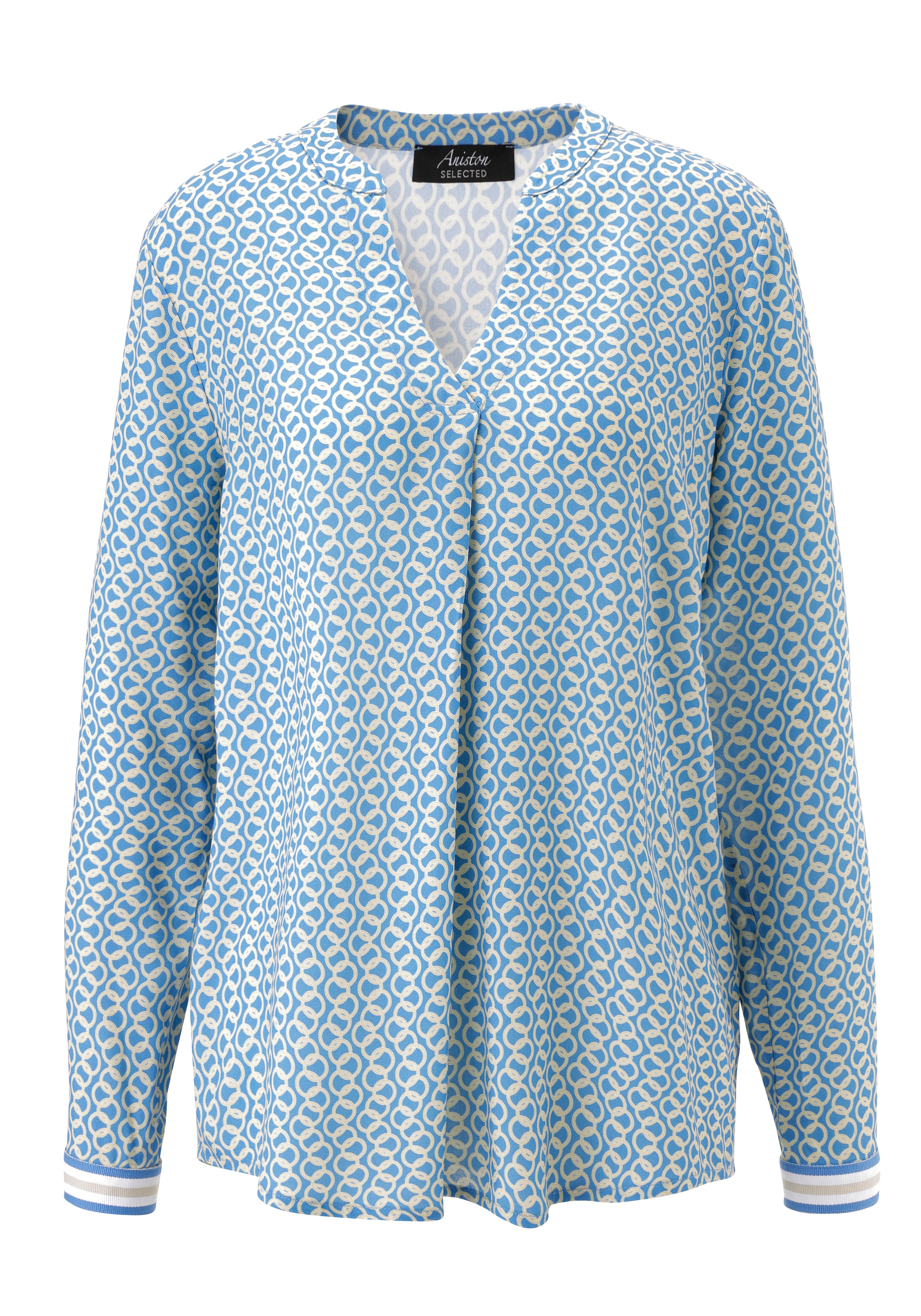 Aniston SELECTED Schlupfbluse mit modischer Kettenmusterung- NEUE KOLLEKTION