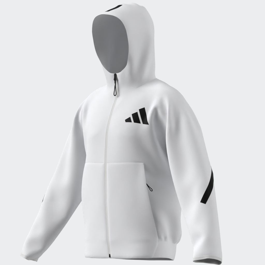adidas Sportswear Kapuzensweatshirt »NEW ADIDAS Z.N.E. ZIP-HOODIE«, für sportliche Aktivitäten, aus Polyester und Baumwolle
