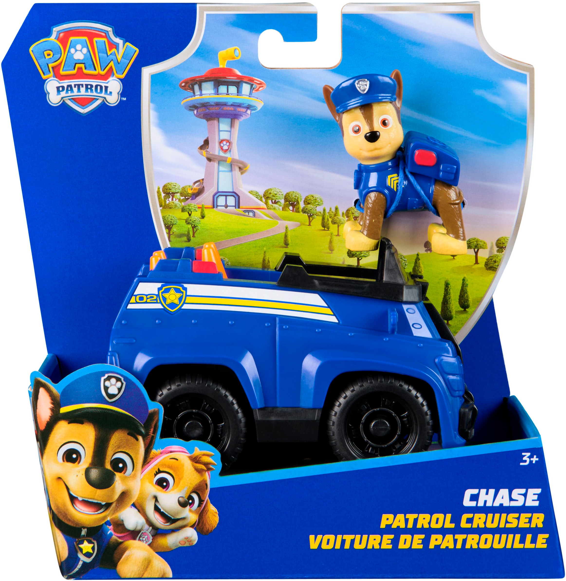 Spin Master Voiture-jouet »PAW Patrol, Sust. Basic Vehicle Chase« zum Teil aus recycelten Material