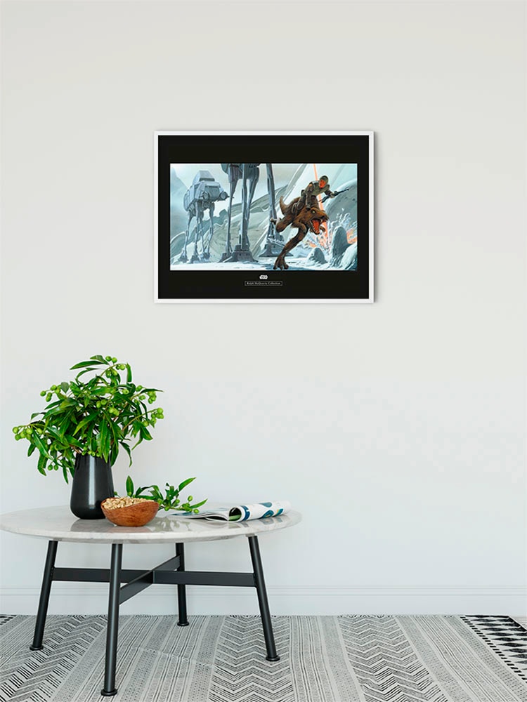 Komar Bild »Star Wars Classic RMQ Hoth Battle Ground« Star Wars 1 Stk. tlg. Wandbild zur Dekoration im Kinderzimmer - ohne Rahmen