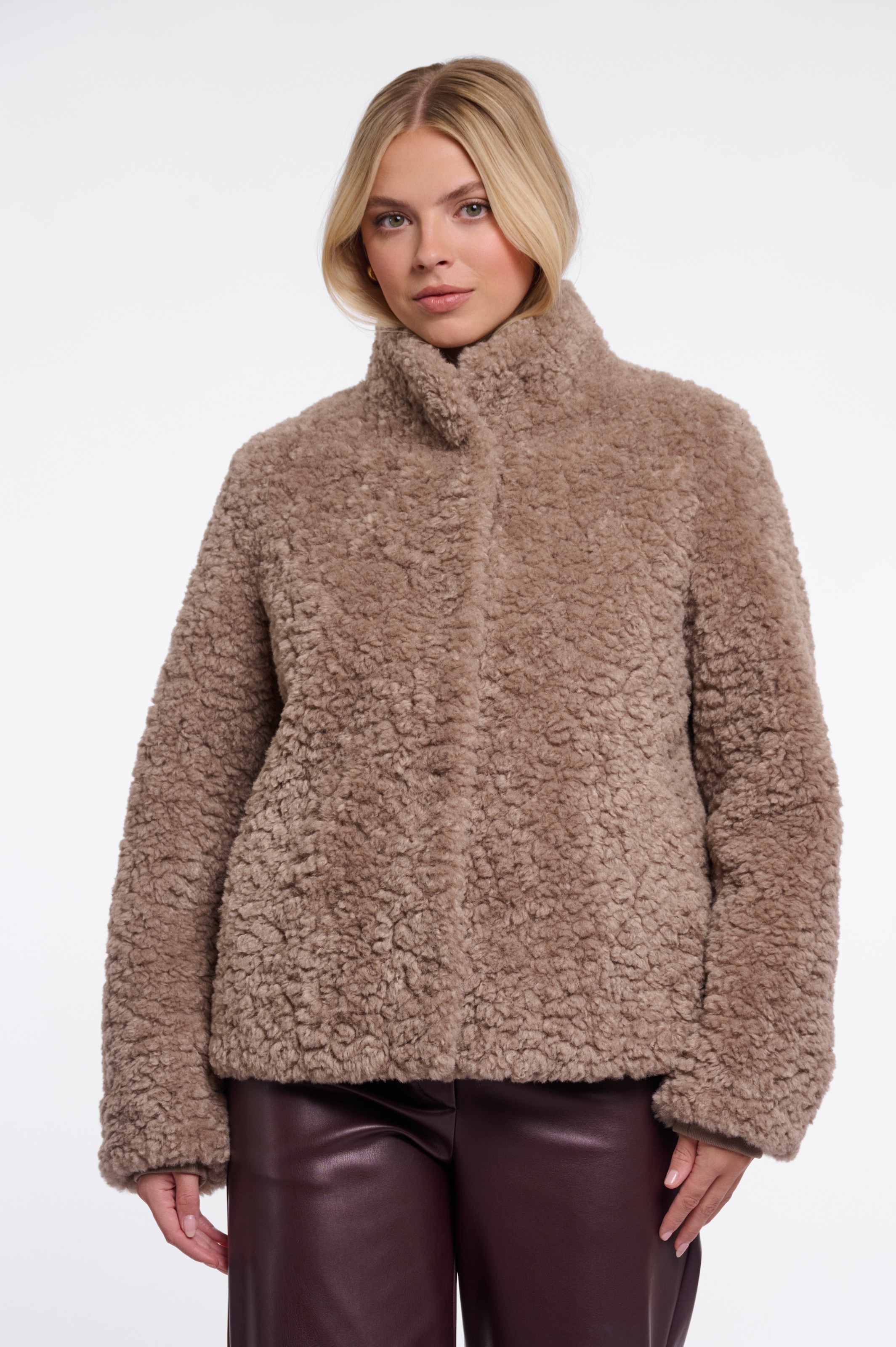 Rino & Pelle Veste courte »KION« sans capuche aspect fourrure