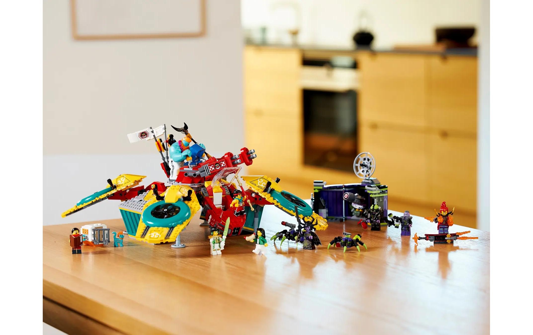 LEGO® Konstruktionsspielsteine »Monkie Kid Monkie Kids Hubschrauberdrohne 80023«