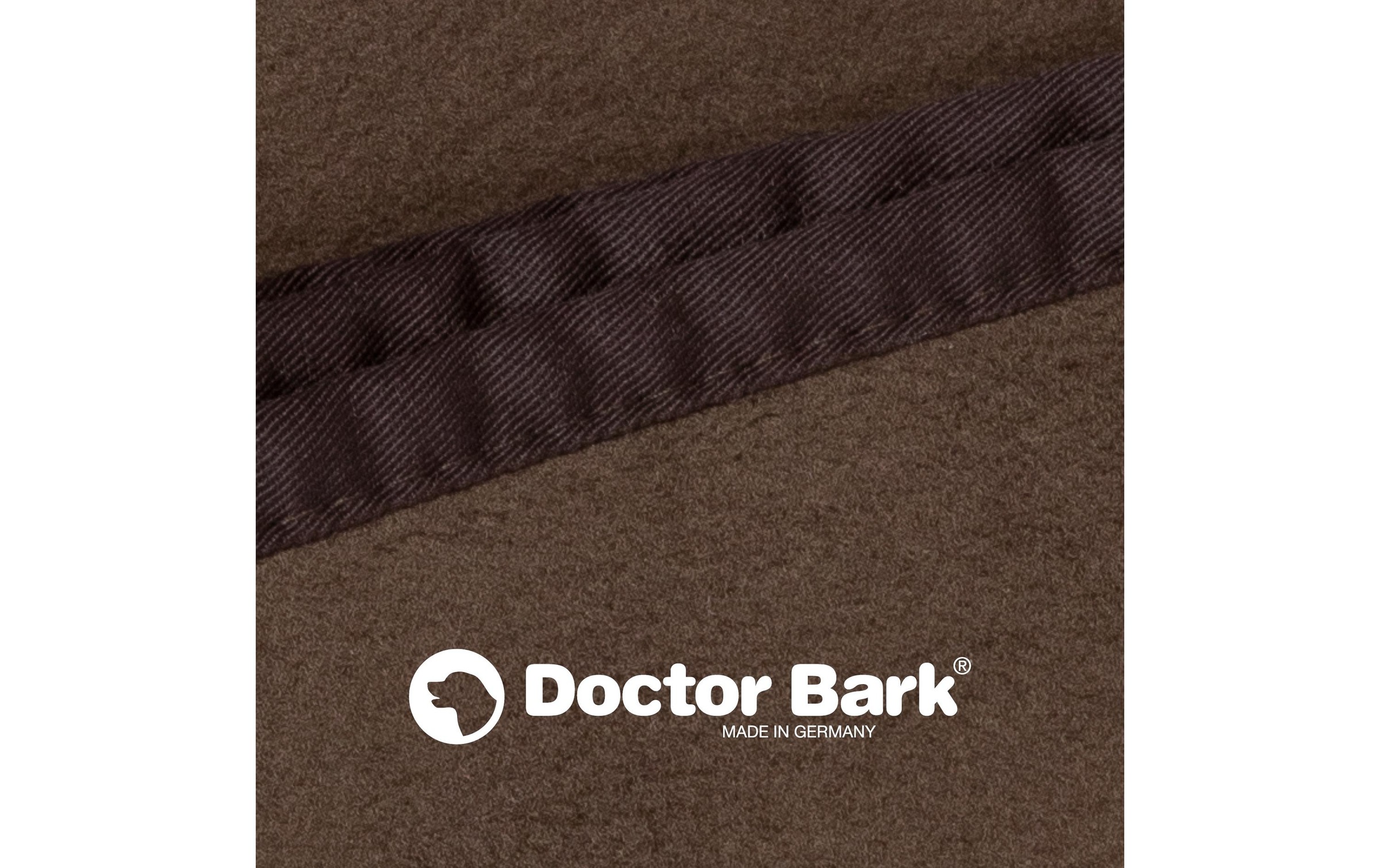 Doctor Bark Couverture pour animaux »Fleece XL Braun, 140 x 100 cm«