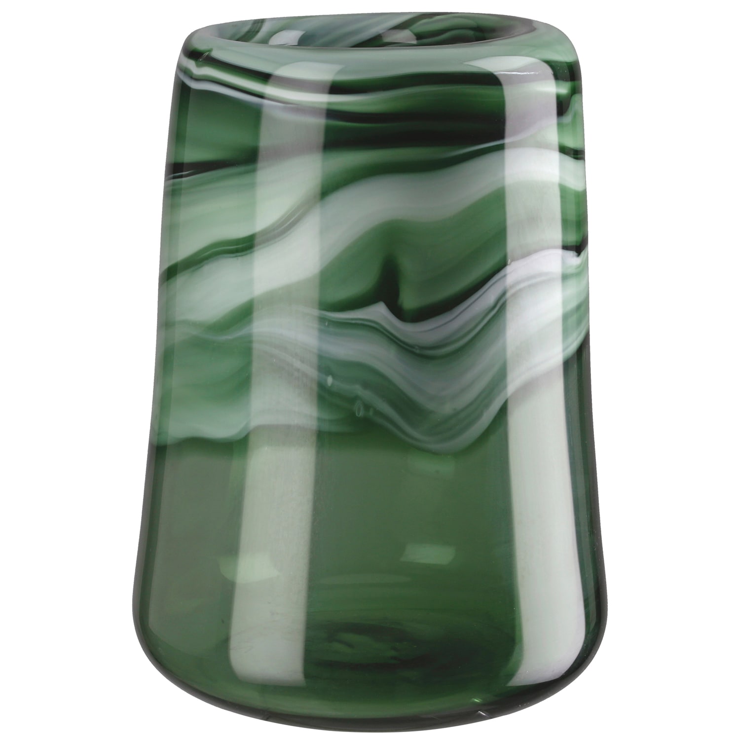 GILDE Vase de table »Verde« handgearbeitet, mundgeblasen, wasserdicht