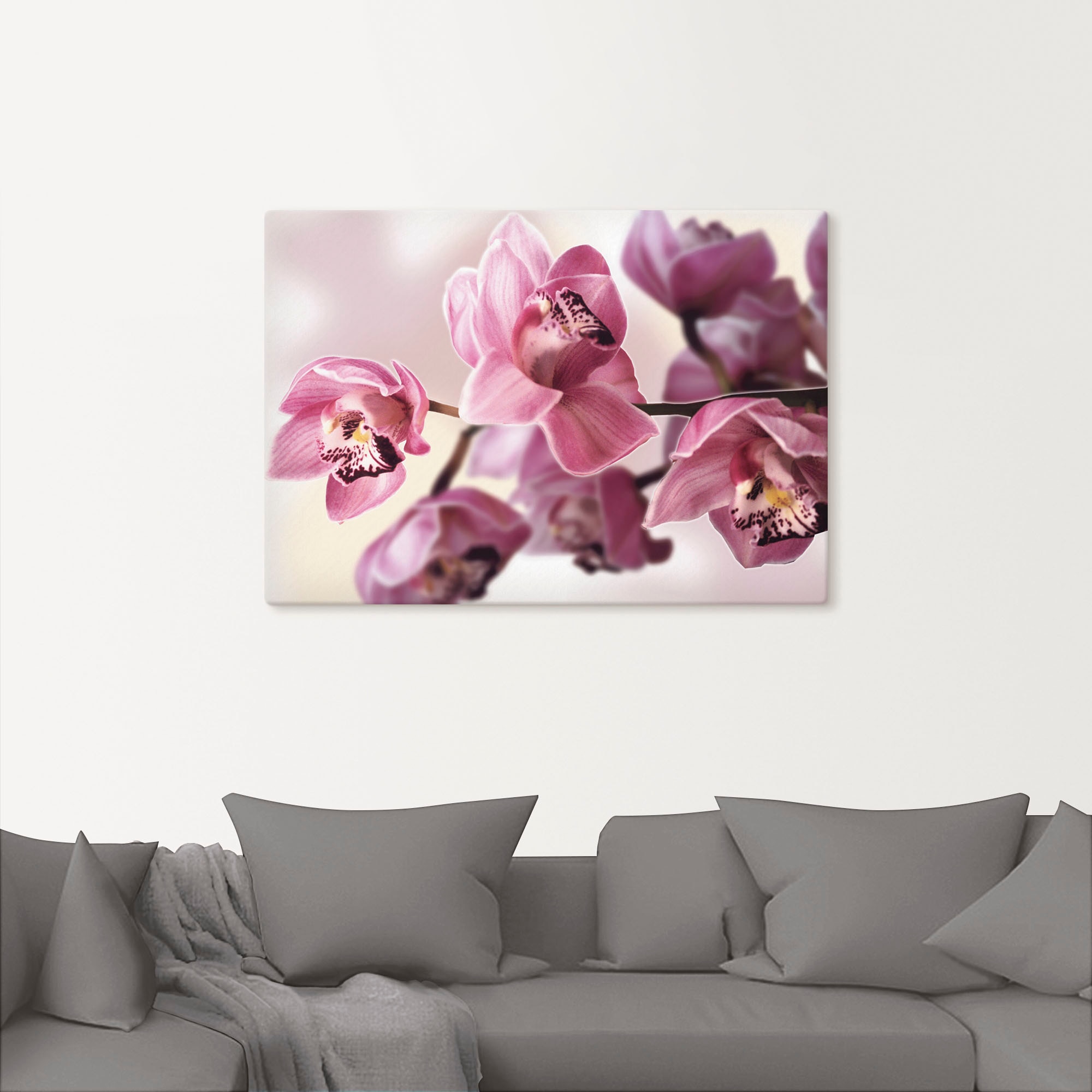 Artland Tableau sur toile »Rosa Orchidee« 1 cuis tlg. auf Holzrahmen gespannt
