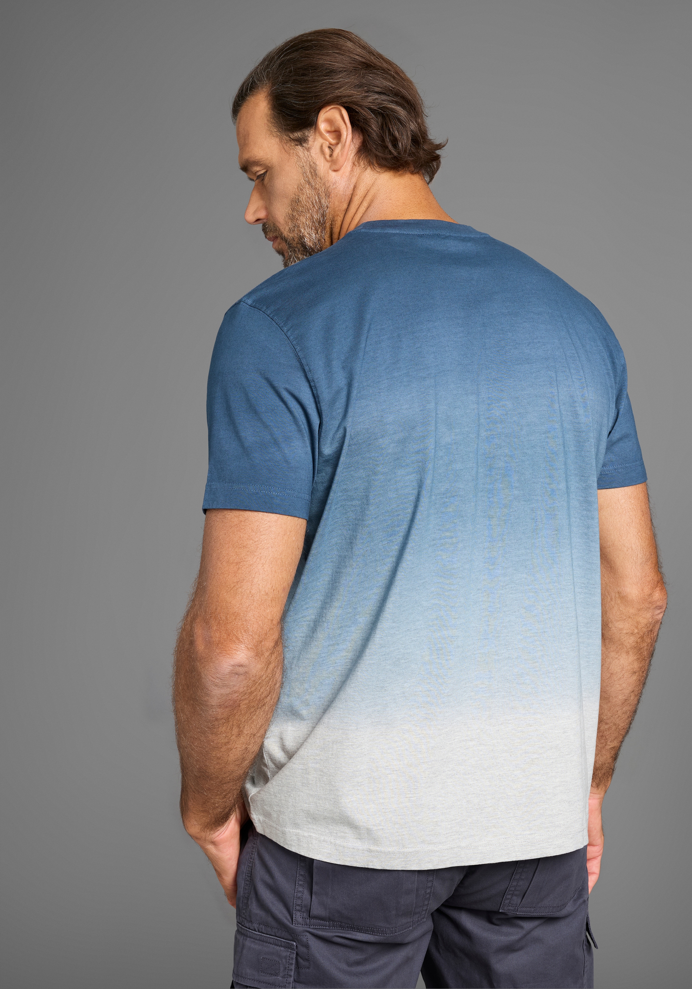 Man's World T-shirt Kurzarm,  Regular Fit,  bedrucktes Design,  Rundhalsausschnitt