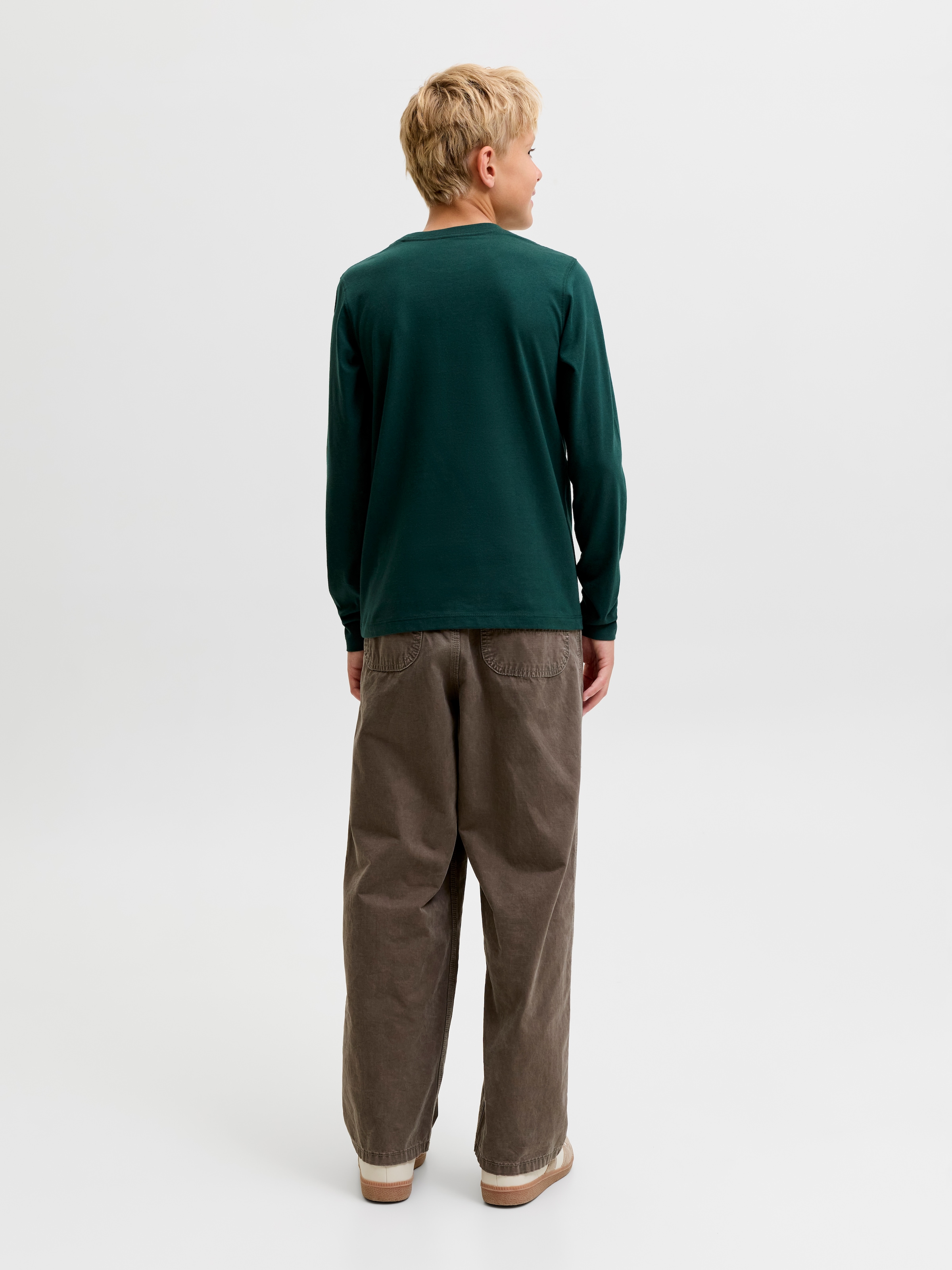 Jack & Jones Junior Langarmshirt »JORFREDERIKSBERG GRAPHIC BOX TEE LS JNR« Baumwolle, regular fit