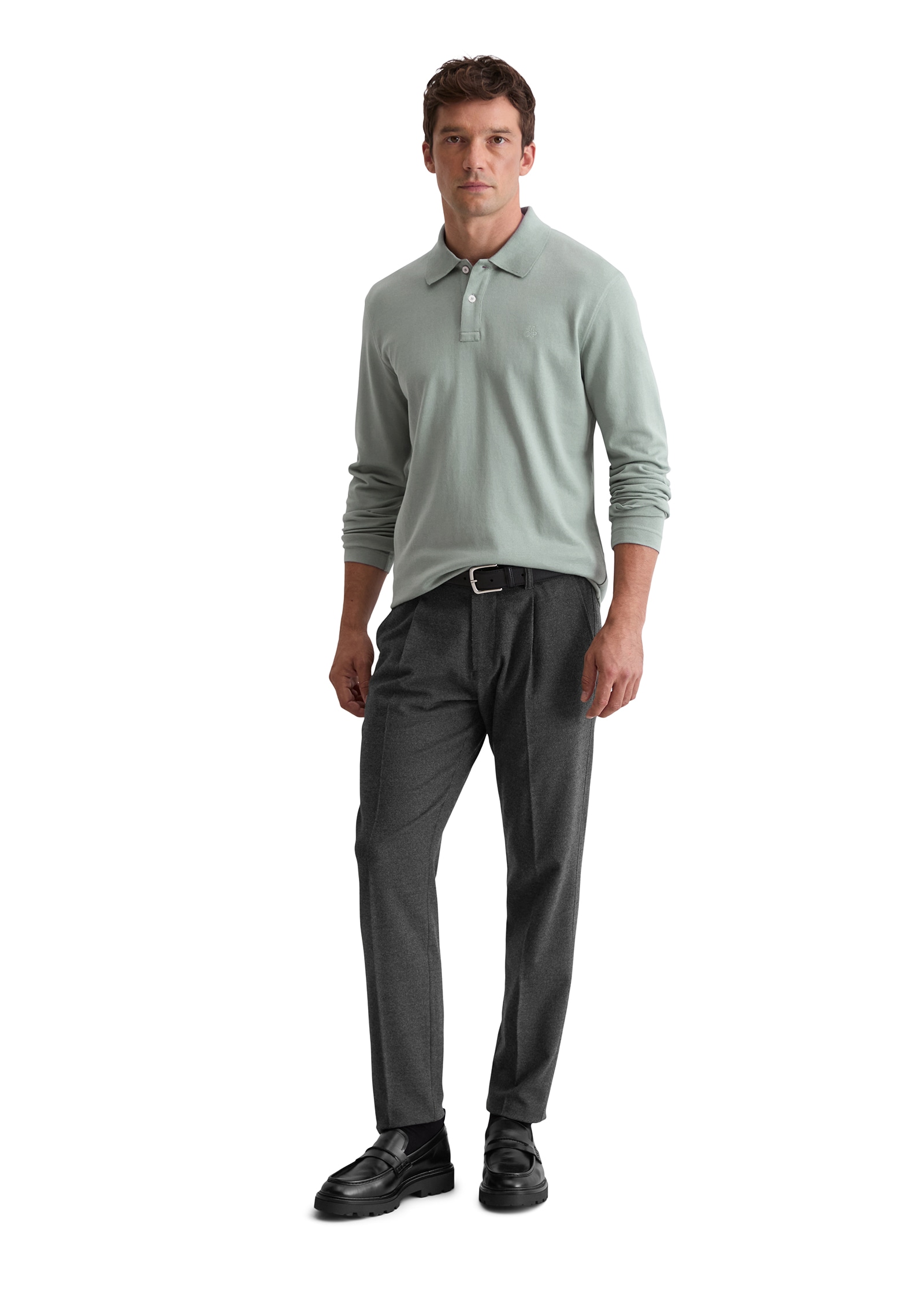 Marc O'Polo Langarm-Poloshirt