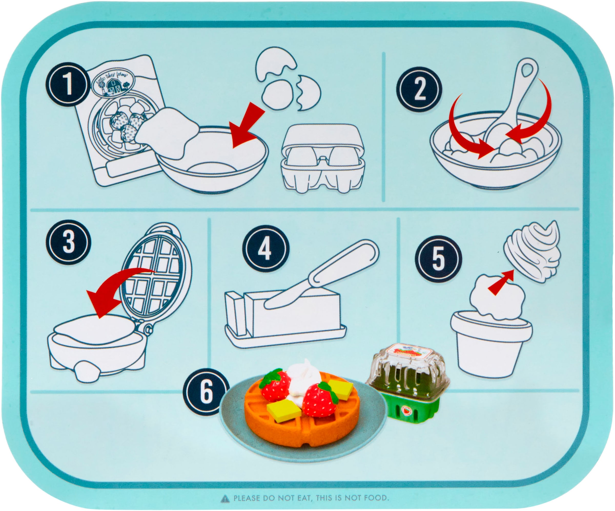 Little Tikes® Spiellebensmittel »Creative Chefs Waffles Kit«