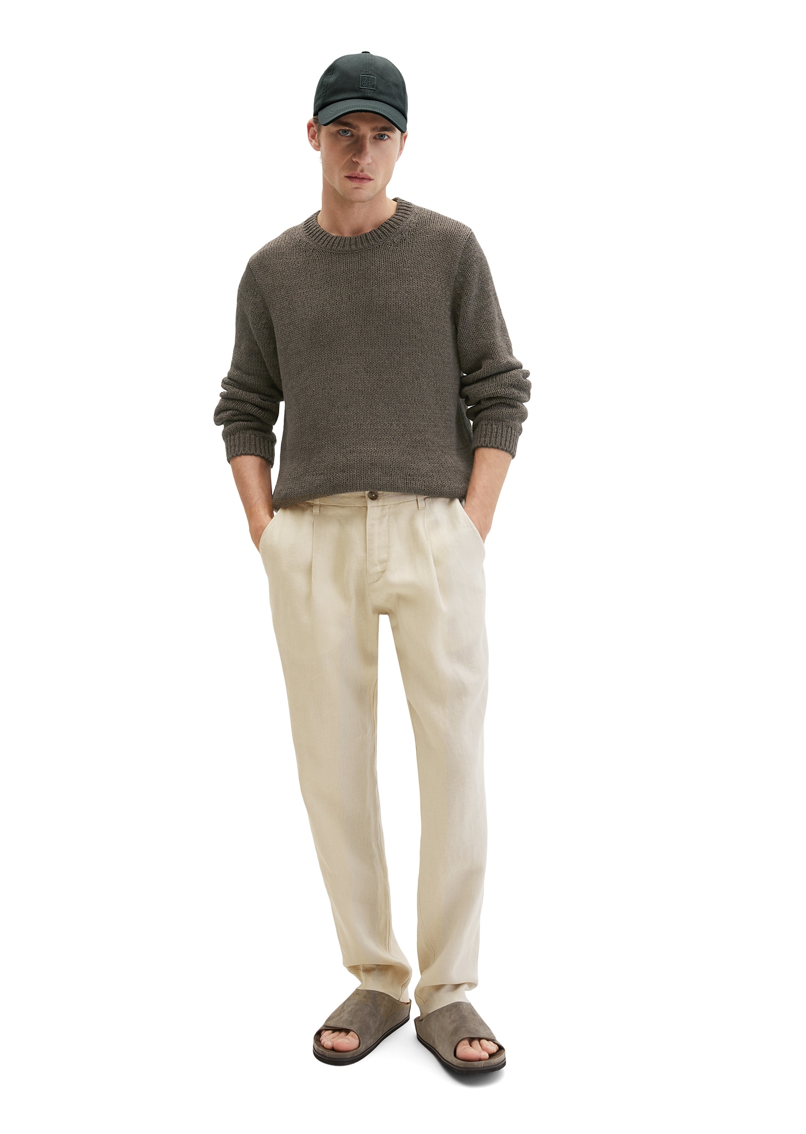 Marc O'Polo Pantalon en lin »Osby jogger pleats«