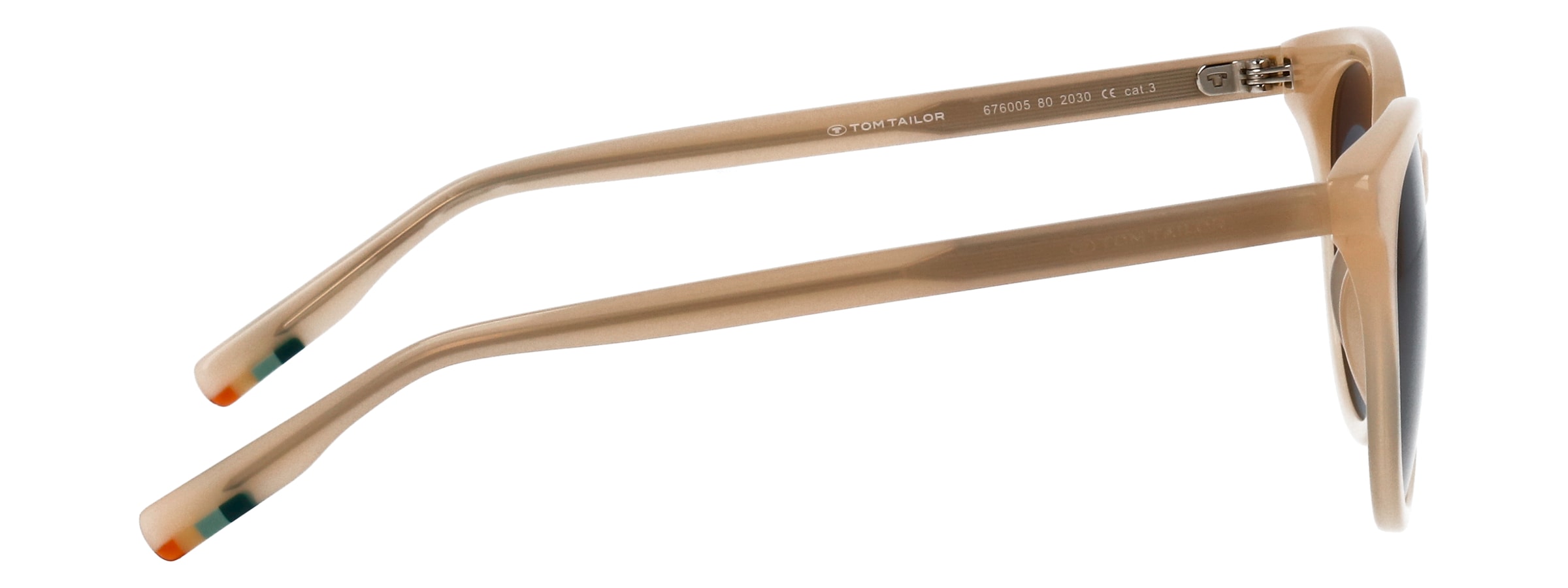 TOM TAILOR Sonnenbrille »Modell 676005« Form Feminin, Logoschriftzug auf Bügel, Kunststofffassung